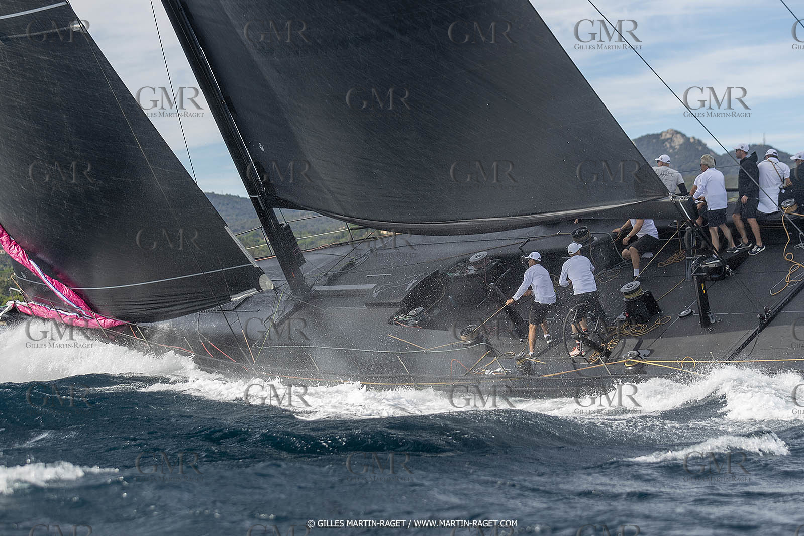 02 10 2022, Saint-Tropez (FRA,83), Voiles de Saint-Tropez 2022,  entraînement des maxis
