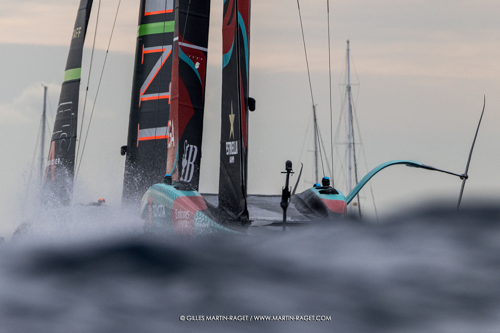 18 10 2024, Barcelona (ESP), Louis Vuitton 37th America's Cup, Final Match, Race Day 5, Race 7