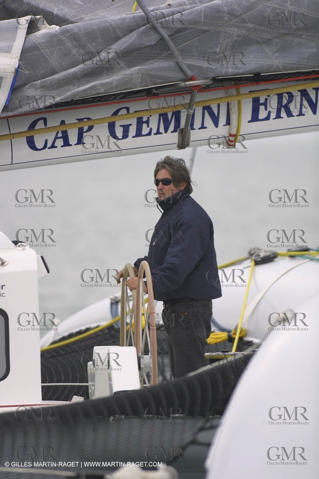 Geronimo - Jules Verne Trophy 2001 start - Brest