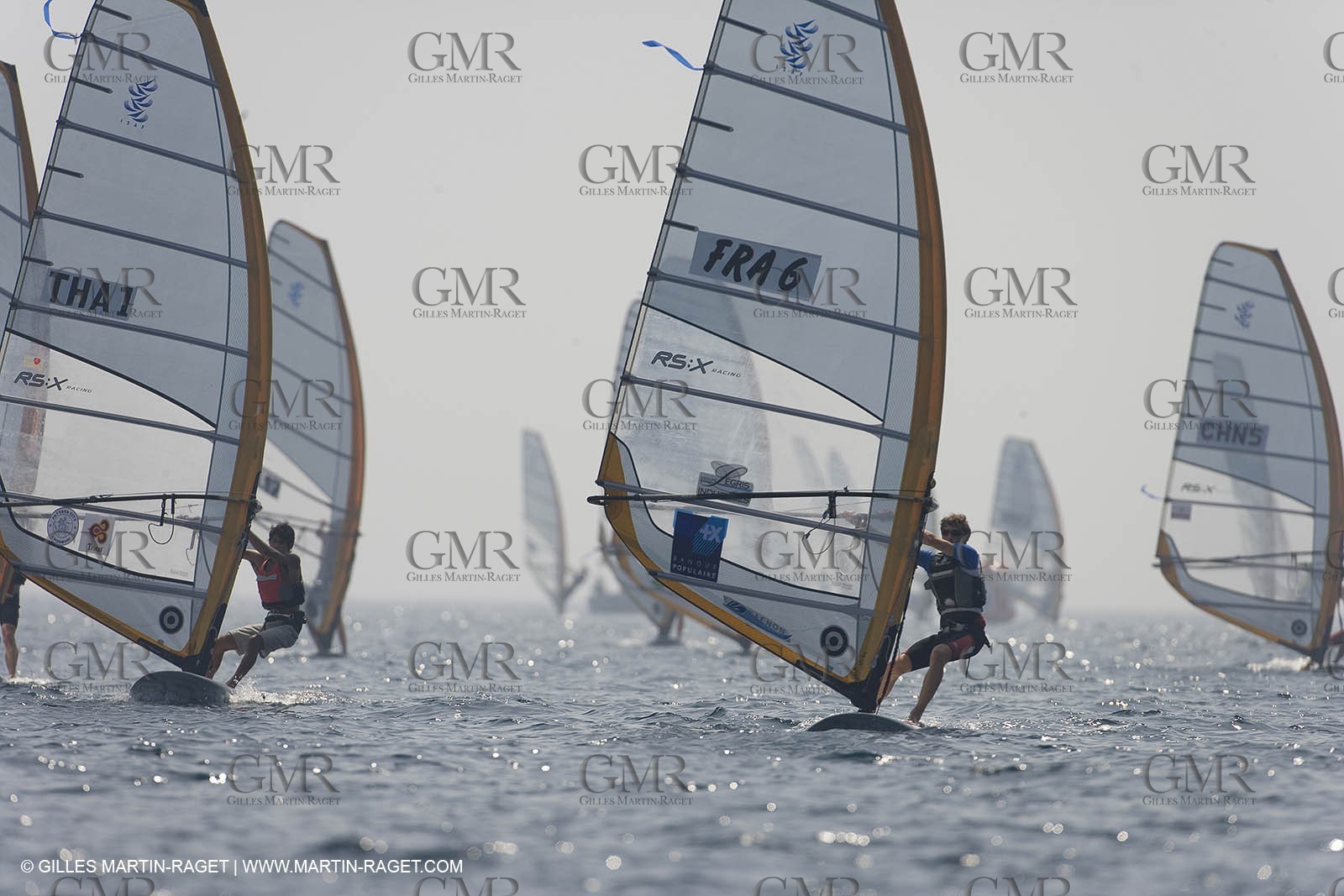 22 04 2007 - 2007 Semaine Olympique Française - Hyères (South of France) - Day 1 - Team France - RS:X - Julien Bontemps