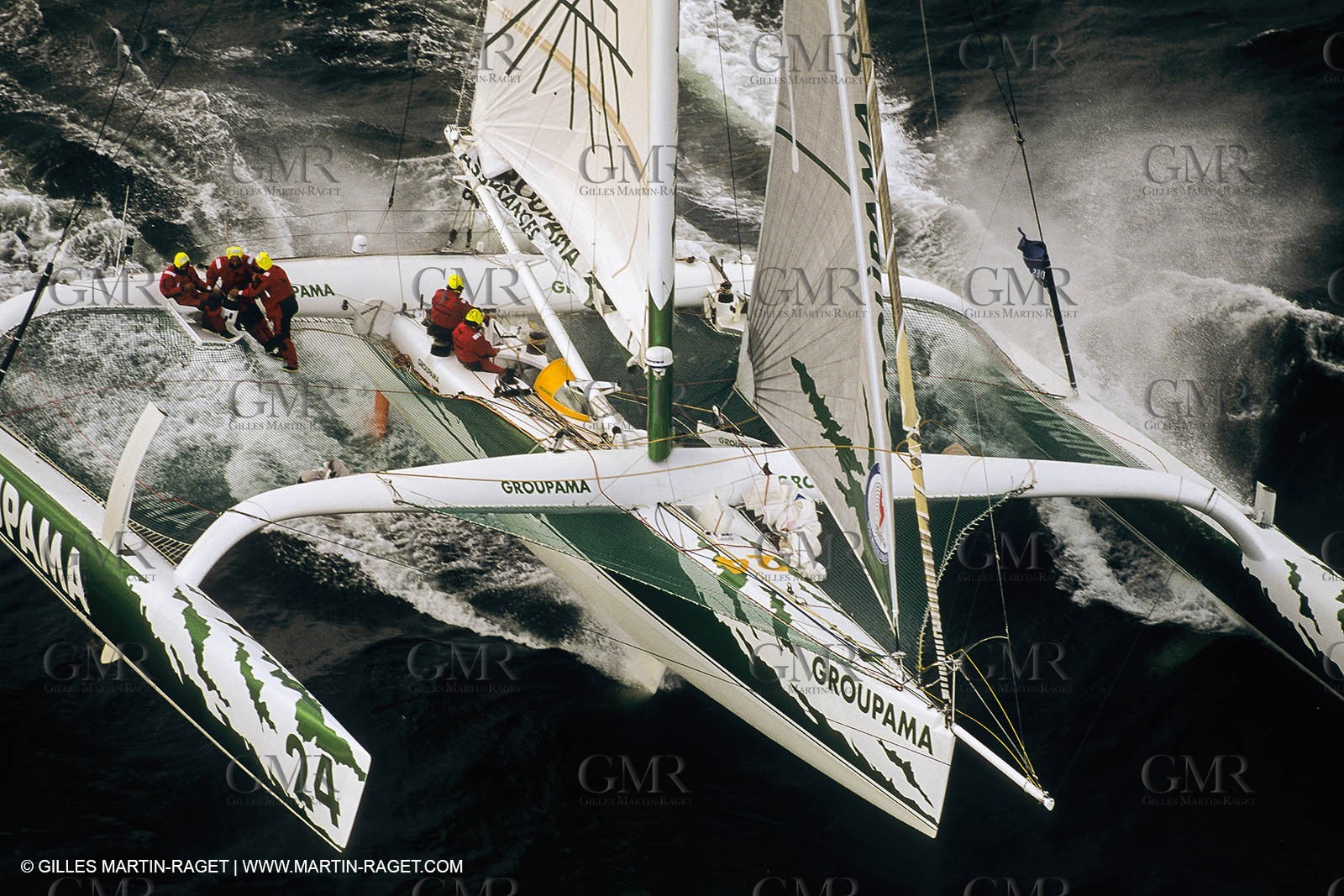 Yacht Racing, Multihull, ORMA 60, Franck Cammas, Groupama
