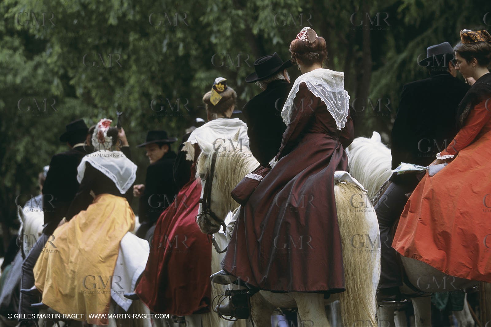 France, Provence, Traditionnal costume from Arles