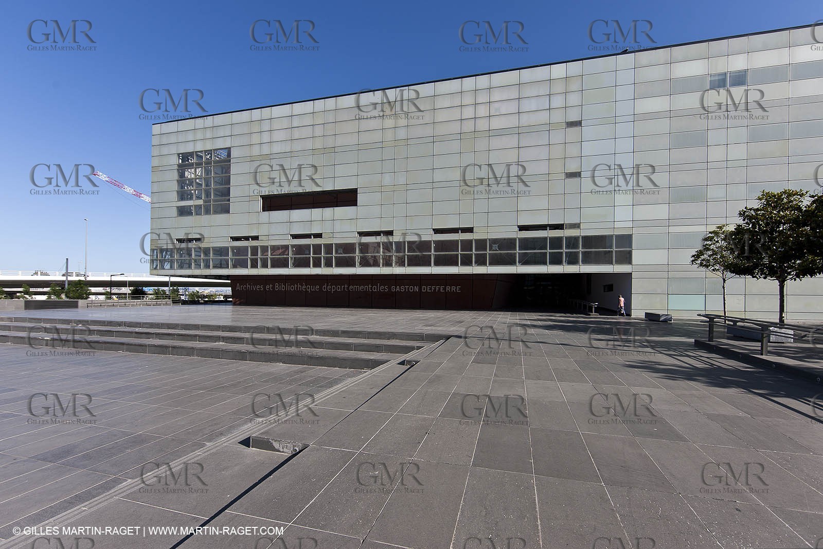 09 06 2012 - Marseille (FRA,13) - Euromeditérranée neighborood - Departemental archives Builgin Gaston Deferre