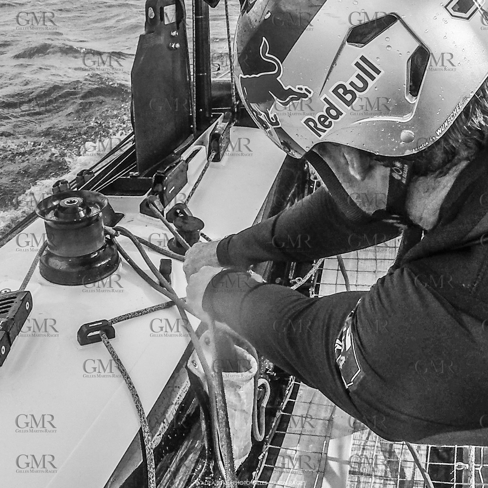 27 08 2015, Göthenburg, (SWE), 35th America's Cup, Louis Vuitton America's Cup World Series Göthenburg 2015, Tech Day, Onboard ORACLE TEAM USA with Joe Newton