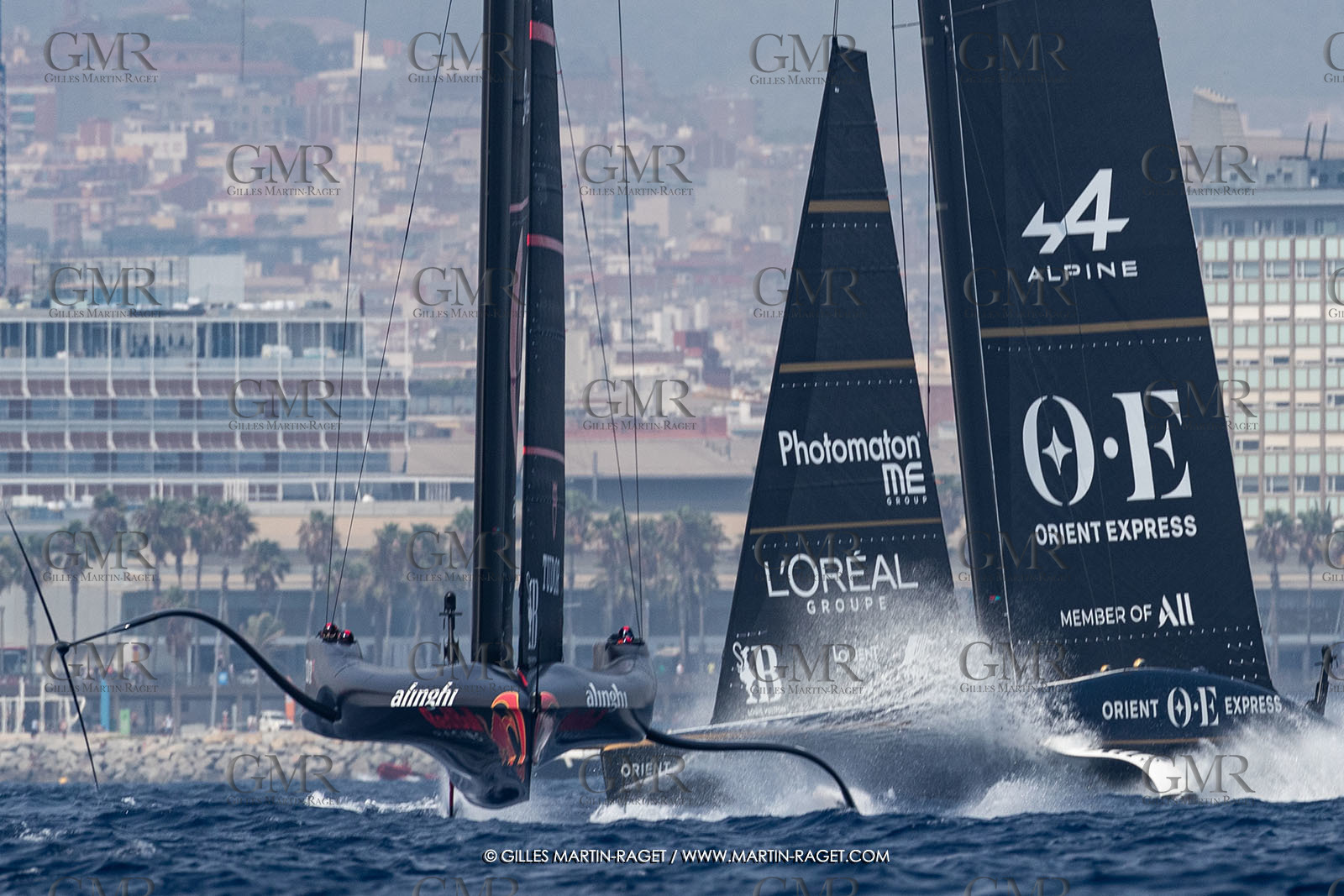 22 08 2024, Barcelona (ESP), Louis Vuitton 37th America's Cup, Louis Vuitton Preliminary Regatta, Race Day 1