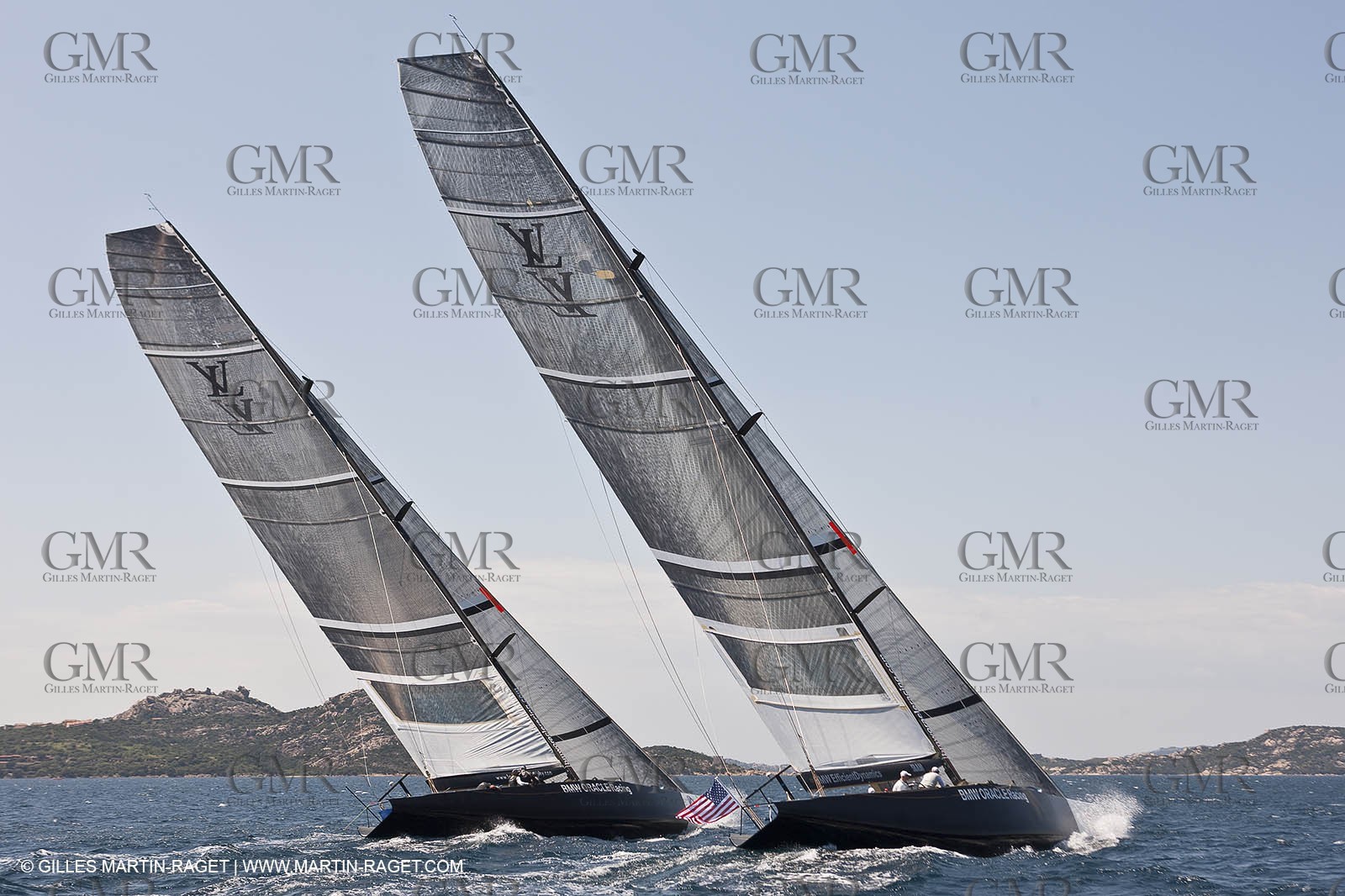 19 05 2010 - La Maddalena (ITA, Sardinia) Louis Vuitton Trophy - BMW ORACLE Racing - Training