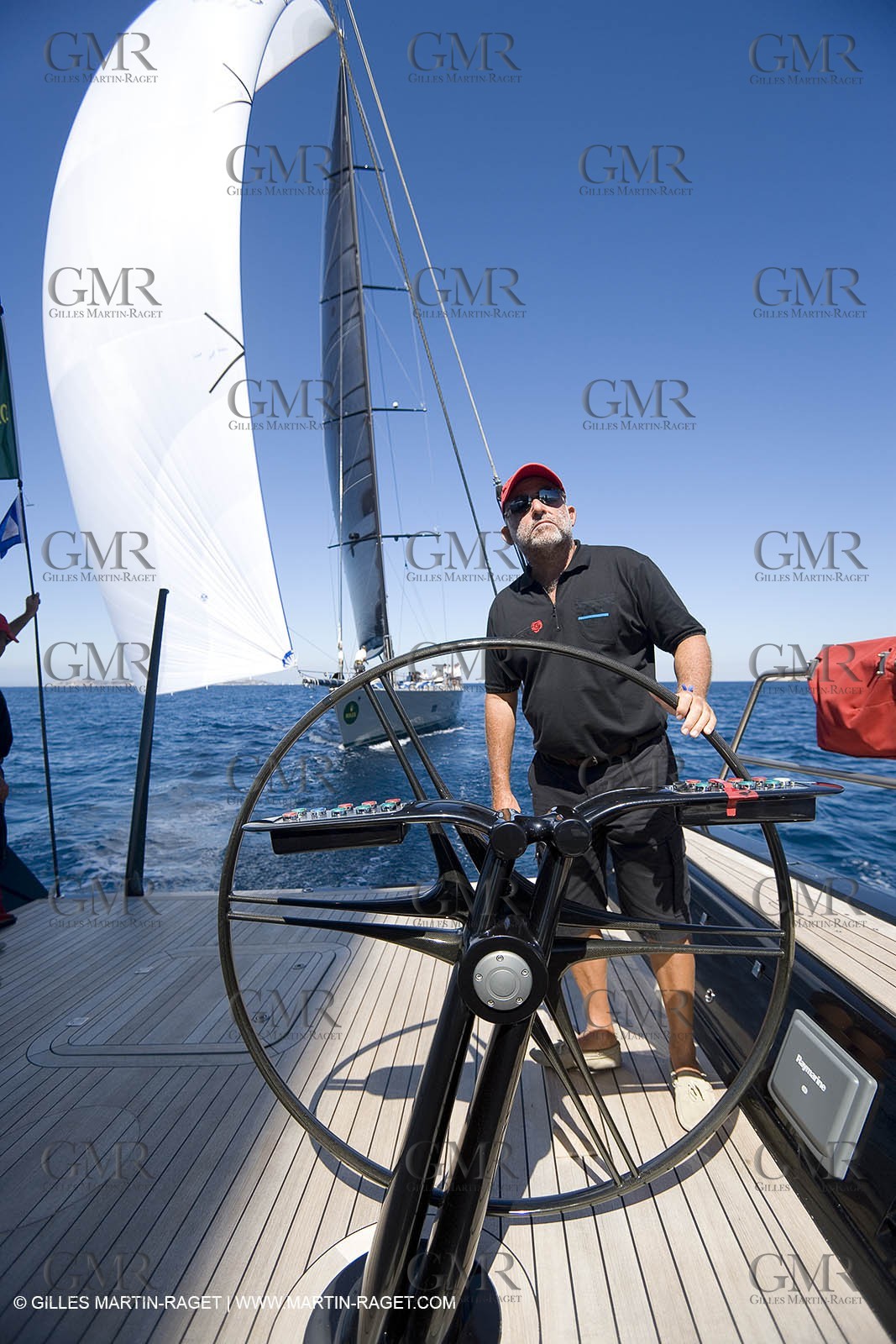 03 09 06 - Porto Cervo (Sardinia) - Maxi World Cup 2006 - Onboard Wally 90 Tango