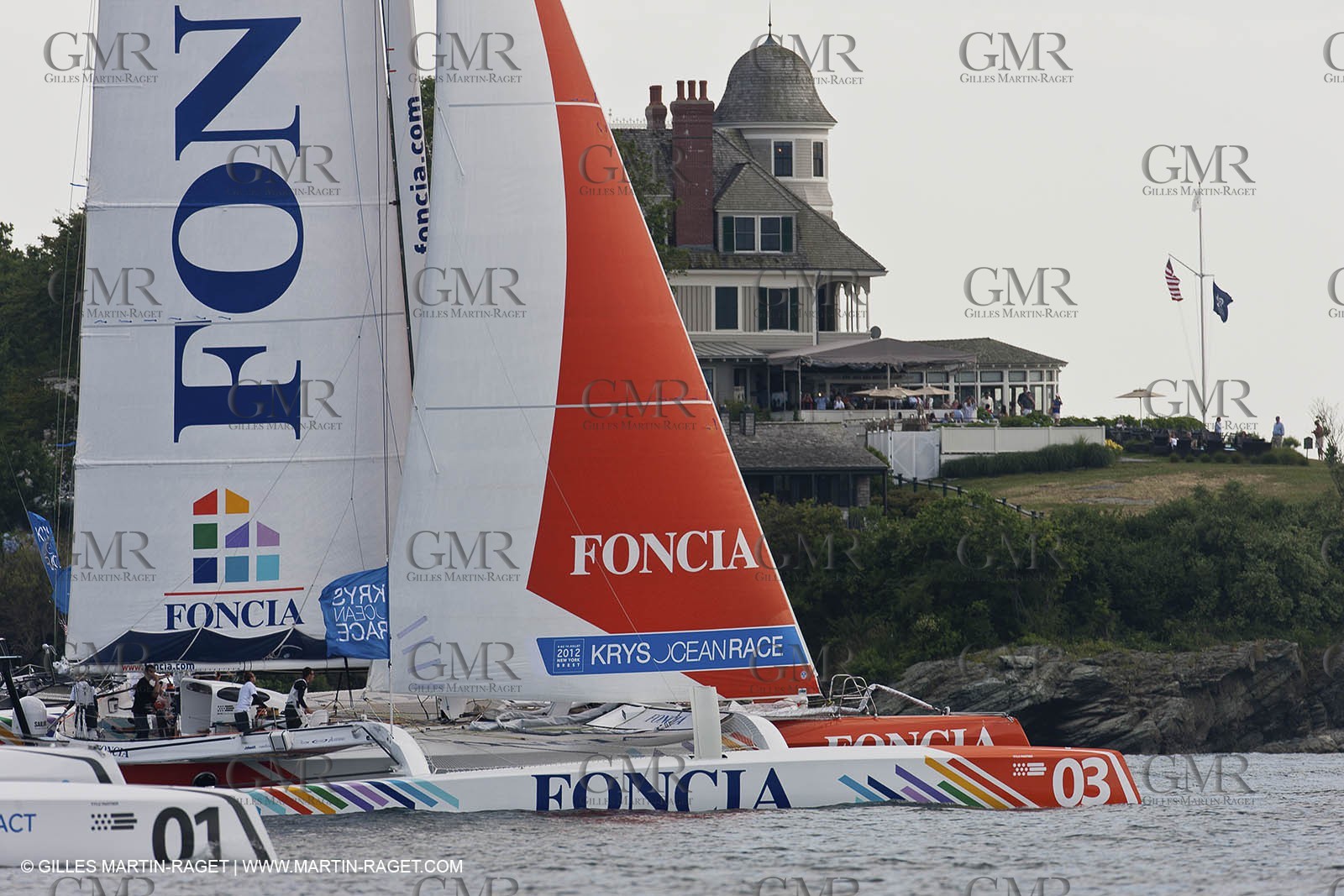 02 07 2012 - Newport (RI) -start of the Krys Ocean Race pre-event sailed between Newport and New York