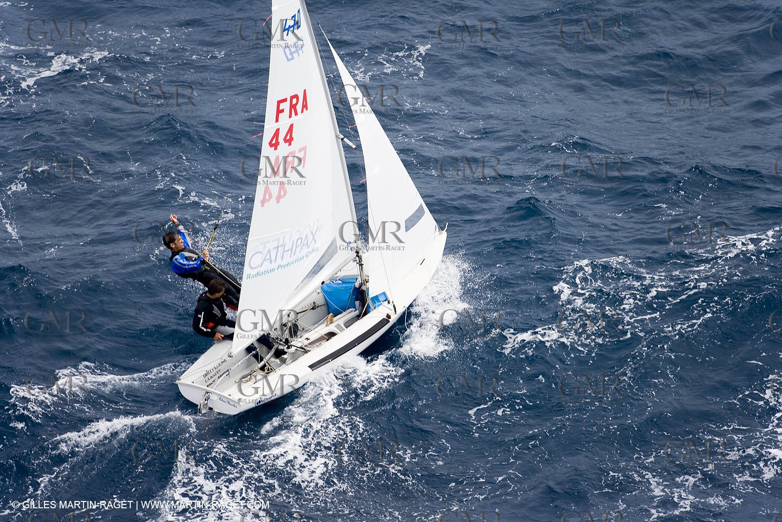26 04 2007 - 2007 Semaine Olympique Française - Hyères (South of France) - Day 5 - Team France - 470 Homme - Leboucher-Garos