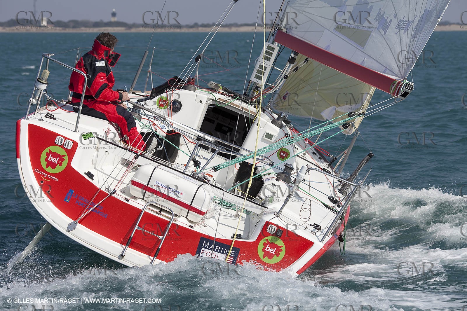 13 03 2010 -  La Grande Motte   Port Camargue (FRA) - Groupe Bel - Kito de Pavant   Sebastien Audigane training for Transat AG2R