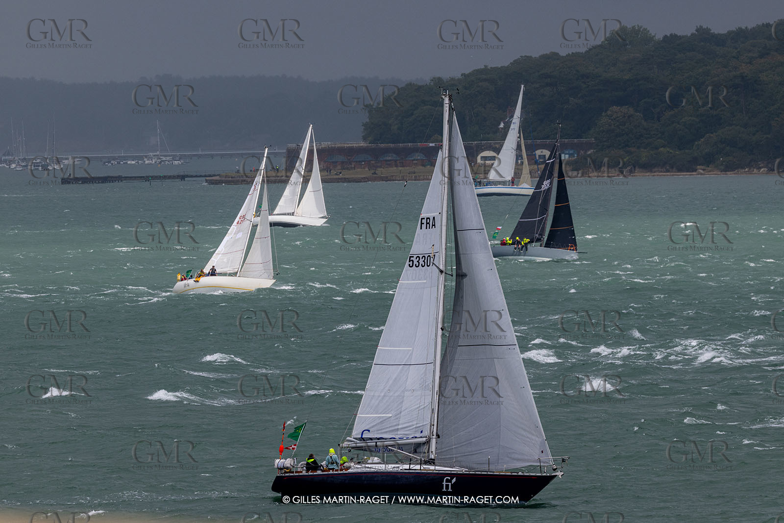 26 07 2025, Cowes (UK, IOW), Admiral's Cup 2025, Rolex Fastnet Race start,