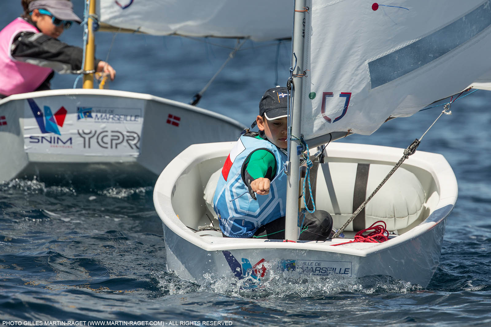 14 04 2016, Marseille (FRA,13), SNIM Dériveurs, Coupe Internationale de Printemps Optimist, Day 4