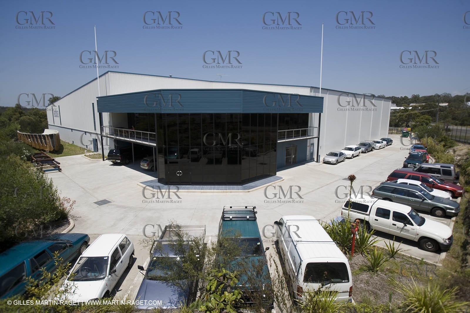 Sydney, Australia, Thomas Coville trimaran Sodebo building at Boat Speed