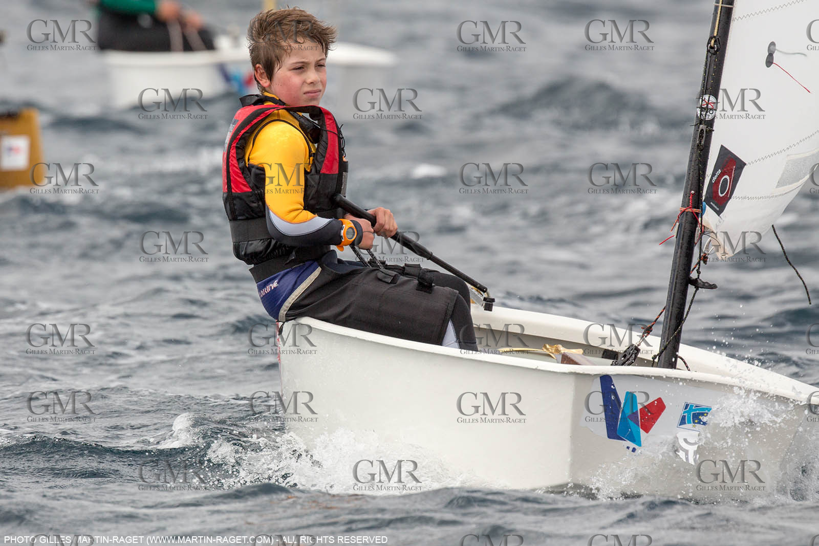 15 04 2016, Marseille (FRA,13), SNIM Dériveurs, Coupe Internationale de Printemps Optimist, Final Day
