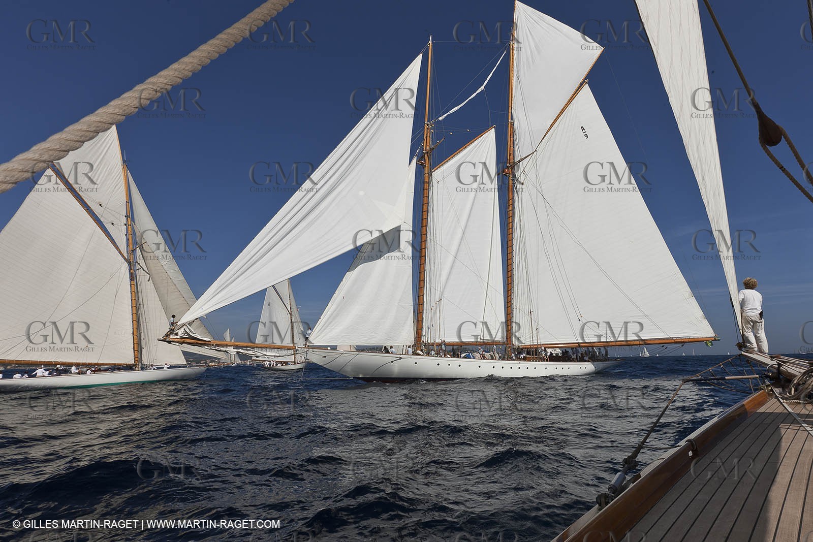 01 10 2011 - Saint Tropez (FRA,13) - Voiles de Saint Tropez 2011 - Classic Yachts - Day 5 - Onboard Mariquita