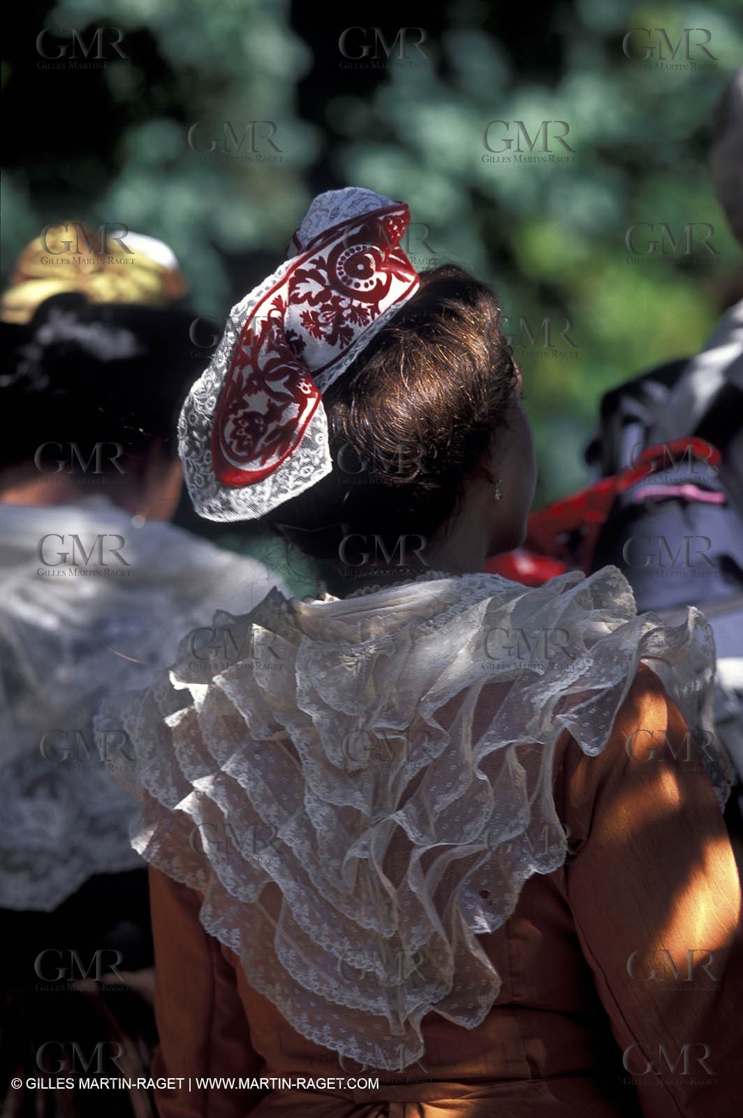 Women of Arles in traditional costume