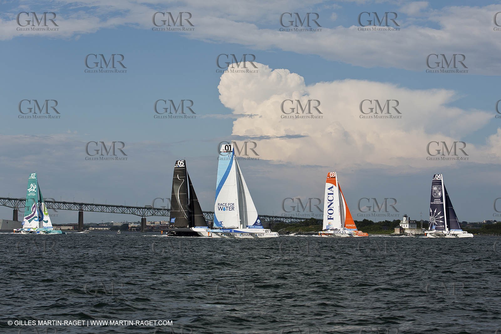 02 07 2012 - Newport (RI) -start of the Krys Ocean Race pre-event sailed between Newport and New York