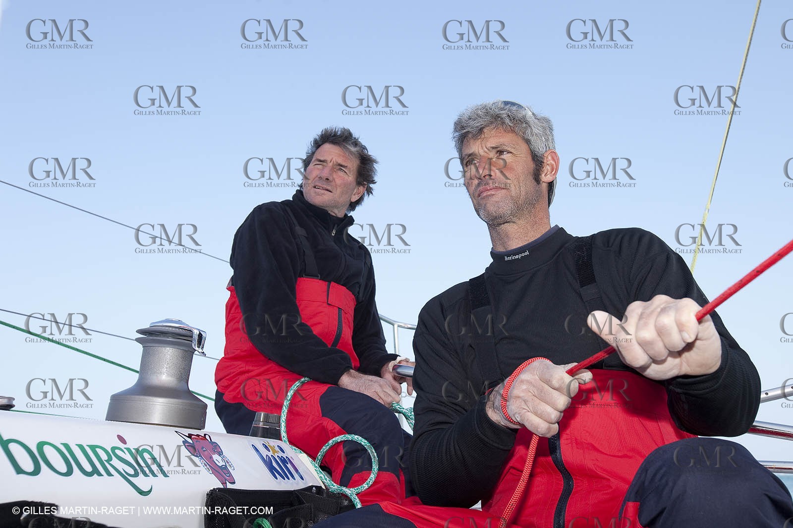 13 03 2010 -  La Grande Motte   Port Camargue (FRA) - Groupe Bel - Kito de Pavant   Sebastien Audigane training for Transat AG2R