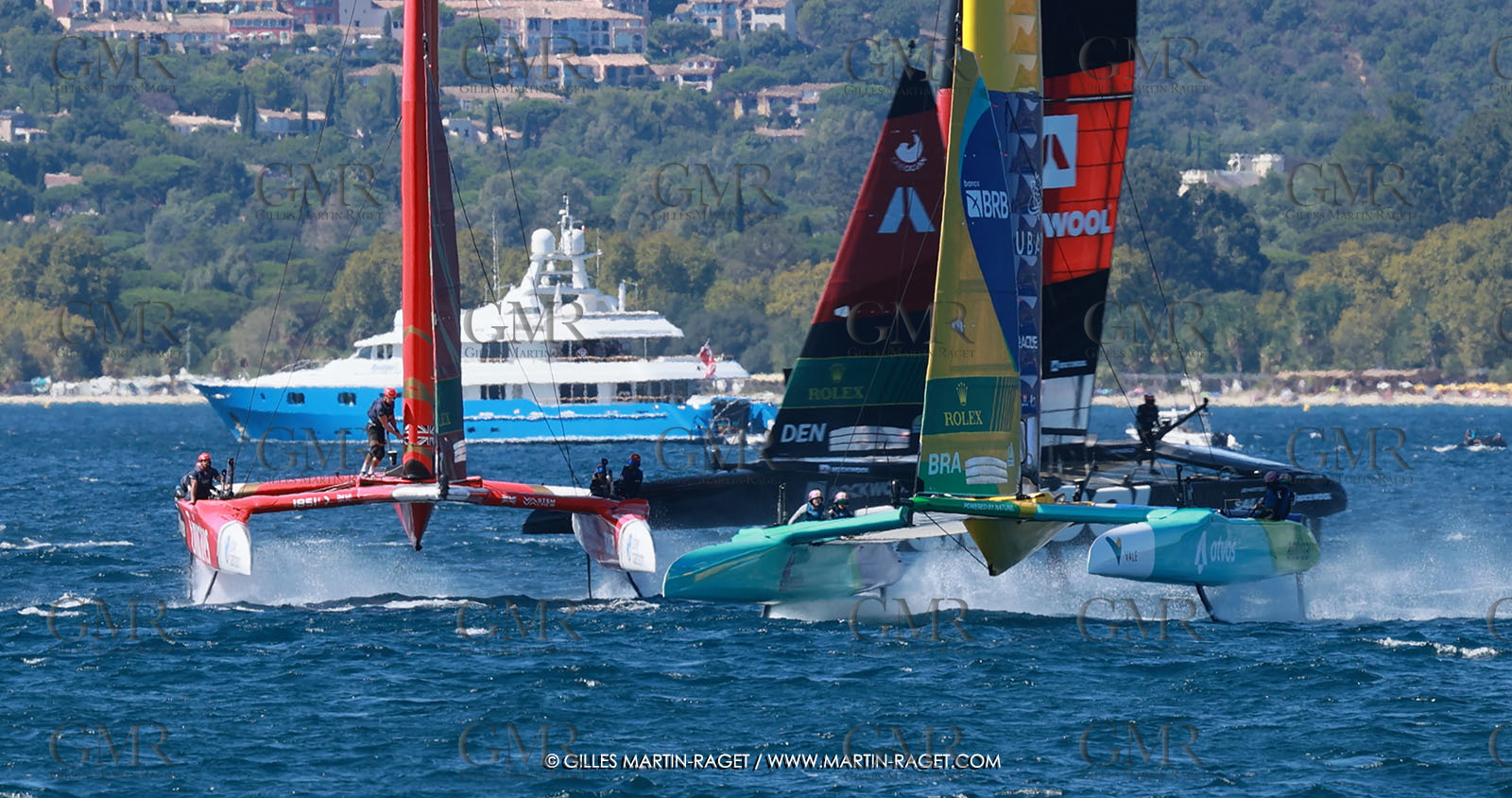 10 09 2025, Saint-Tropez,(FRA), Rockwool SailGP France Saint-Tropez, Race Day 1