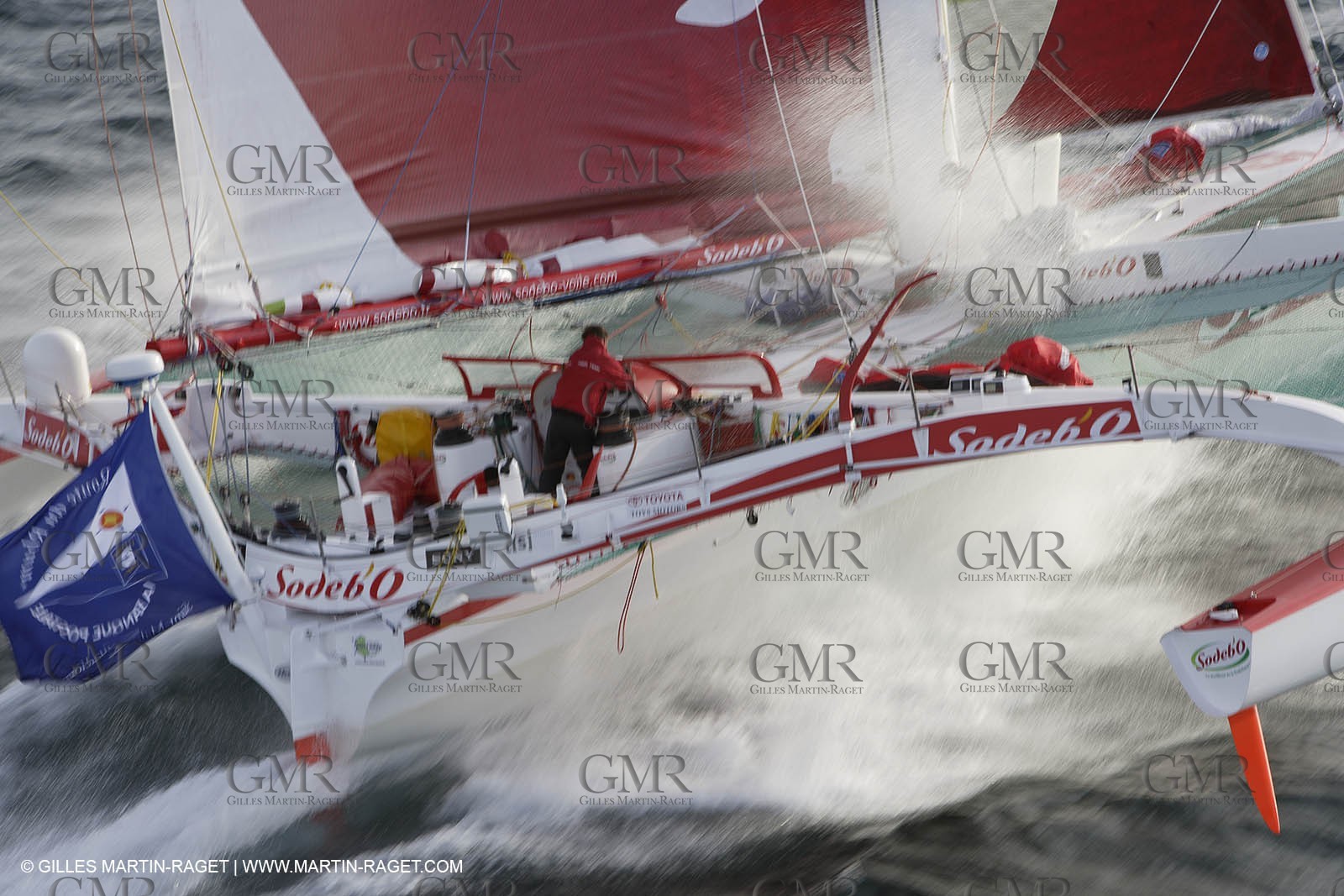 11 10 2008  -Lorient (FRA)  -  Multis Orma - Sodebo (Thomas Coville) - Route du Rhum 2006 training