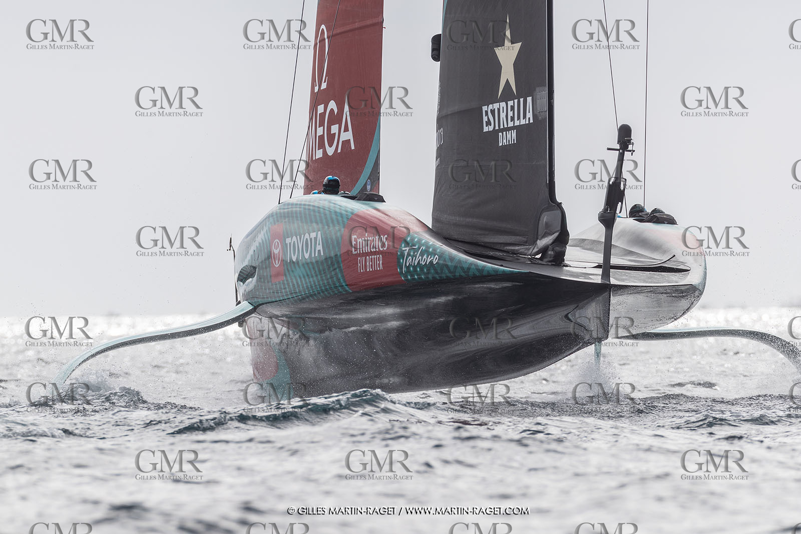 12:10 2024, Barcelona (ESP), Louis Vuitton 37th America's Cup, Final Match, Race Day 1, Race 1