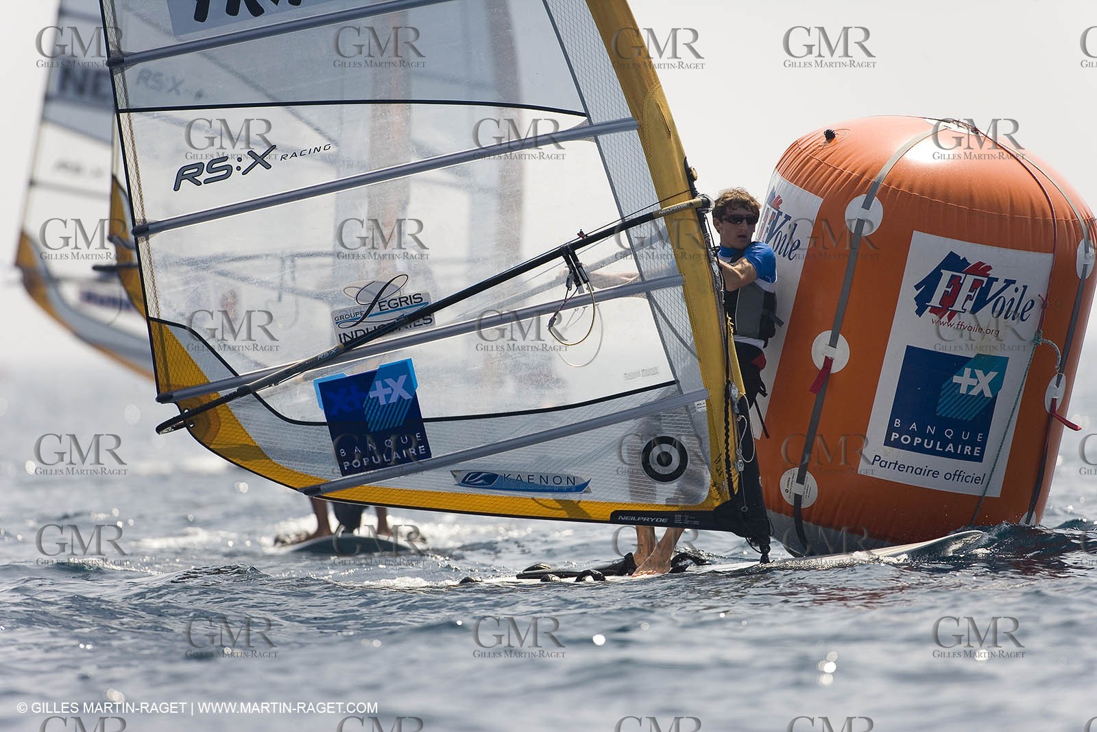 22 04 2007 - 2007 Semaine Olympique Française - Hyères (South of France) - Day 1 - Team France - RS:X - Julien Bontemps