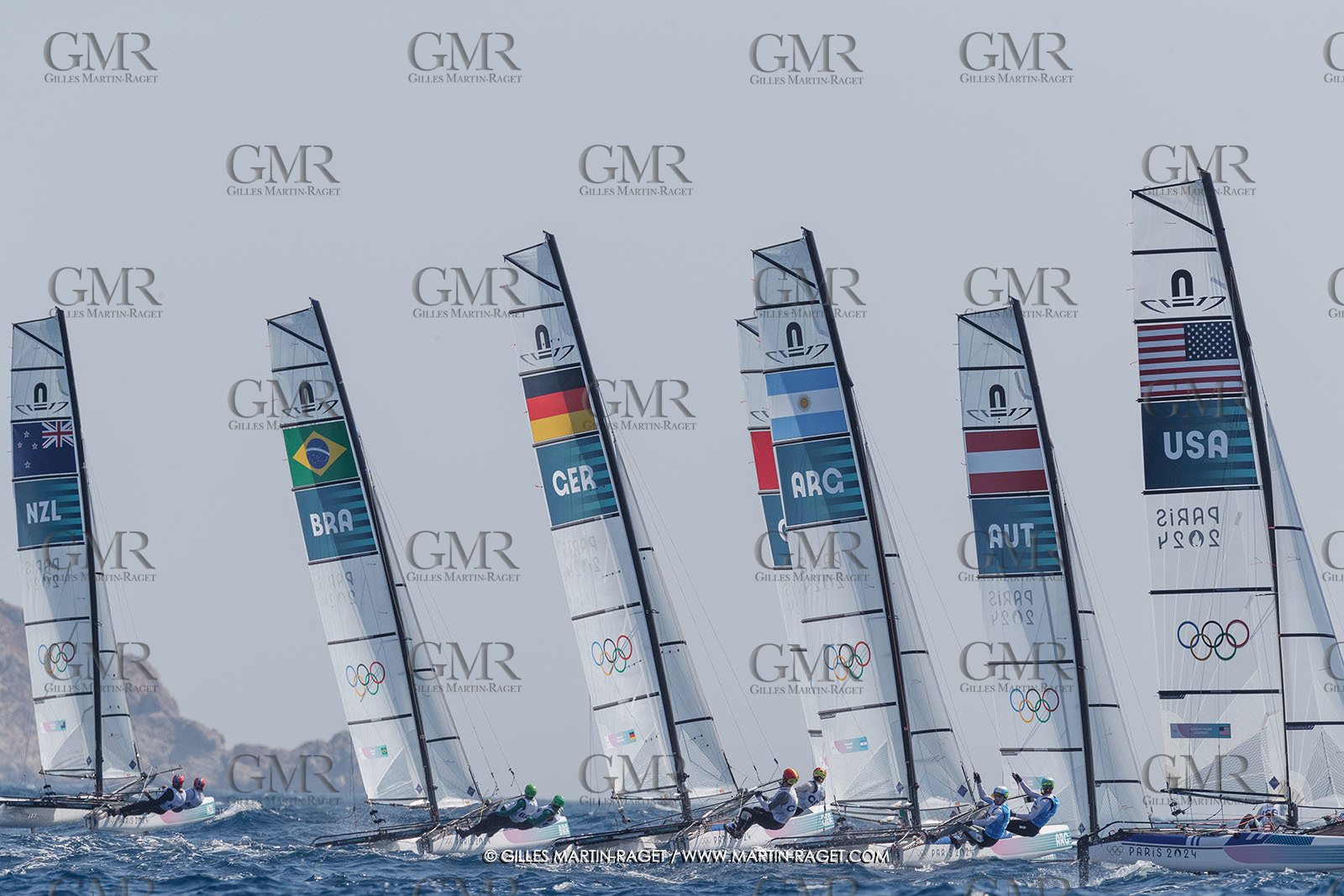 03 08 2024, Marseille (FRA), Paris 2024 Olympic Games, Sailing, Race Day 7