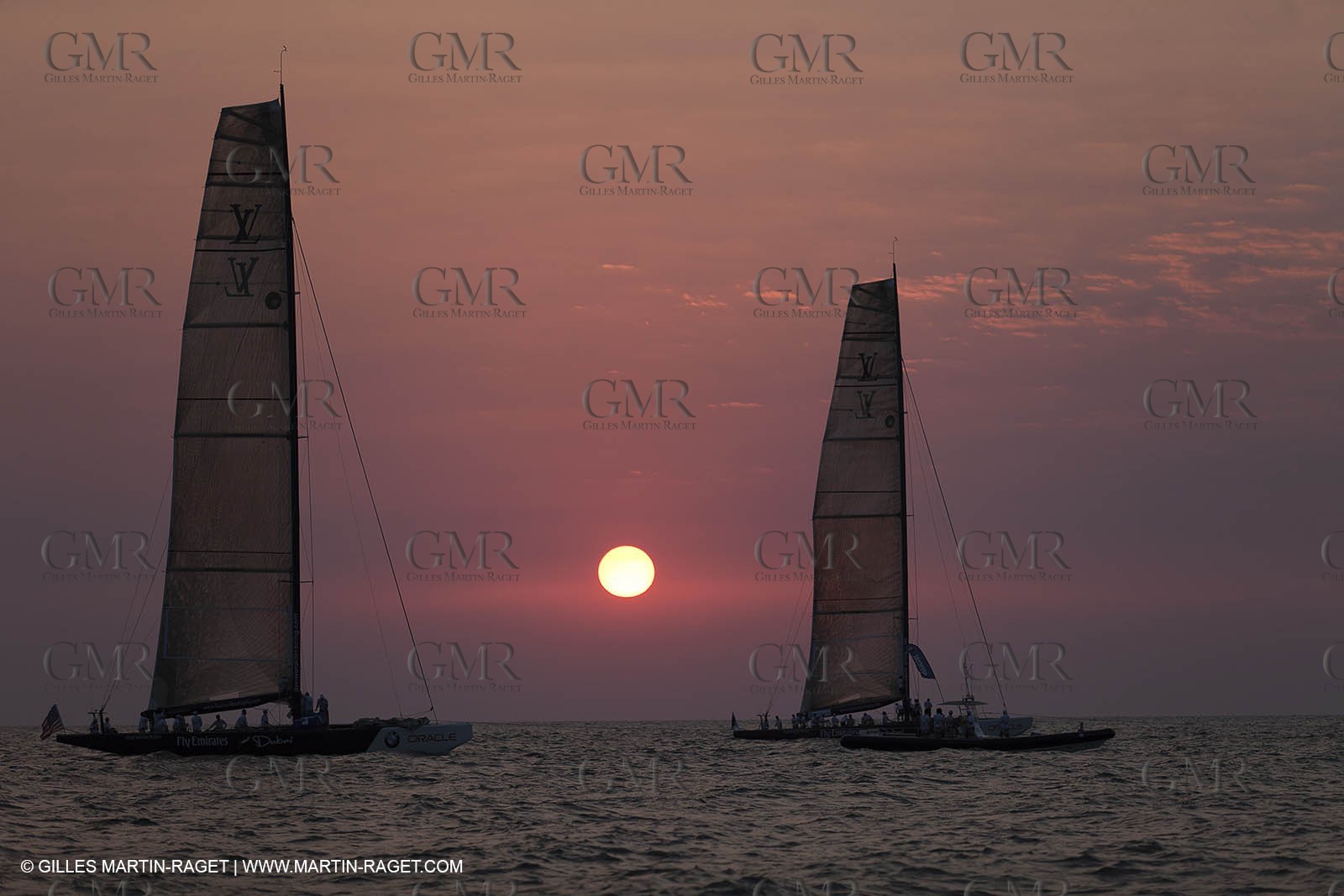 14 11 2010 - Dubai (UAE) - Dubai Louis Vuitton Trophy -  BMW ORACLE Racing - Training - Race Day 1