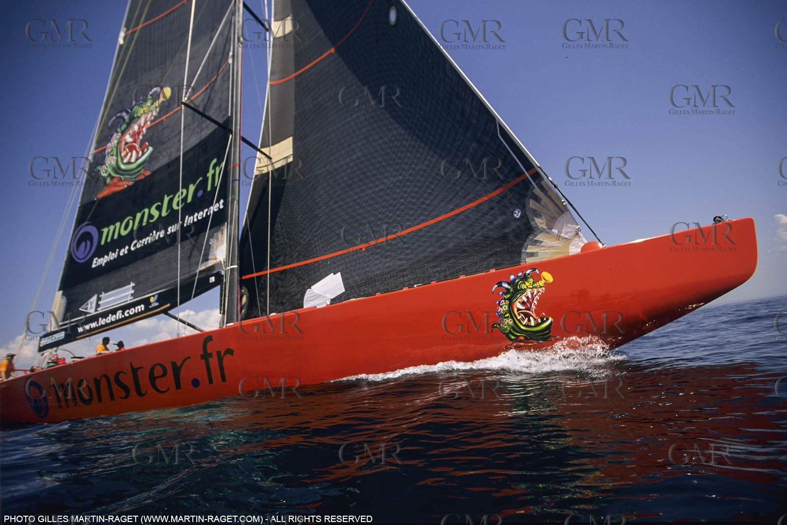 Yacht racing, 30th America's Cup 2000, Auckland (NZL), Le Défi, 6ème Sens