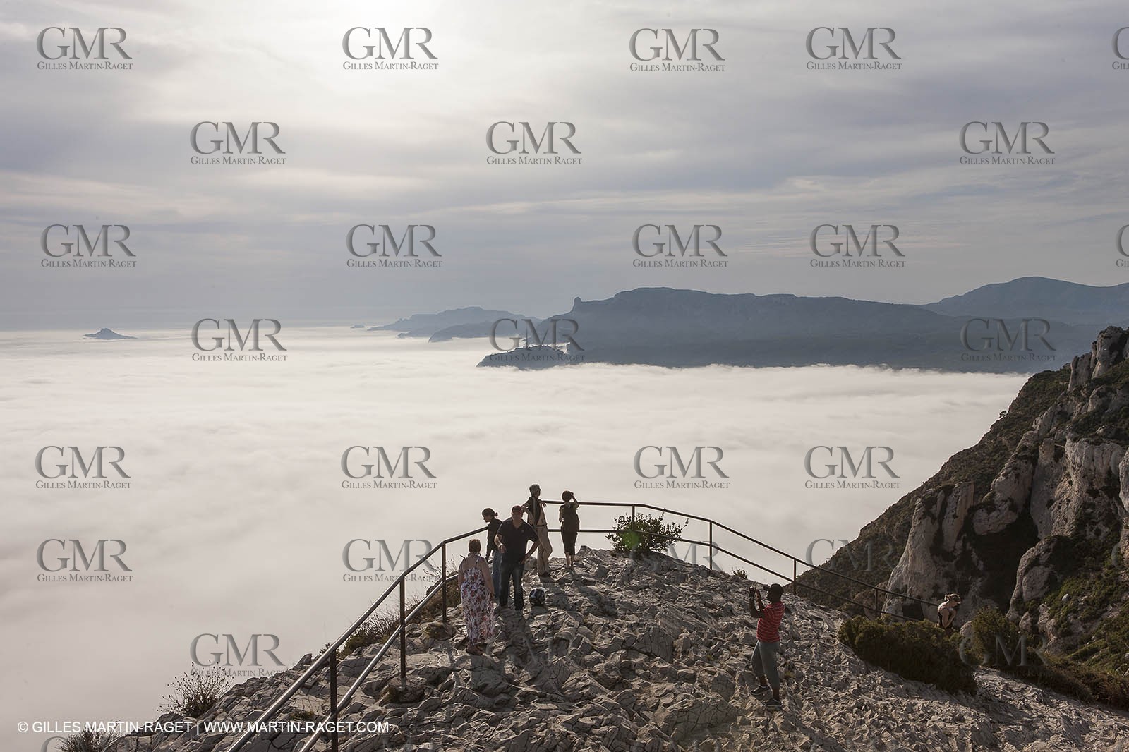 18 07 2012 - Cassis (FRA ) - The Calanques - Unusual foggy conditions