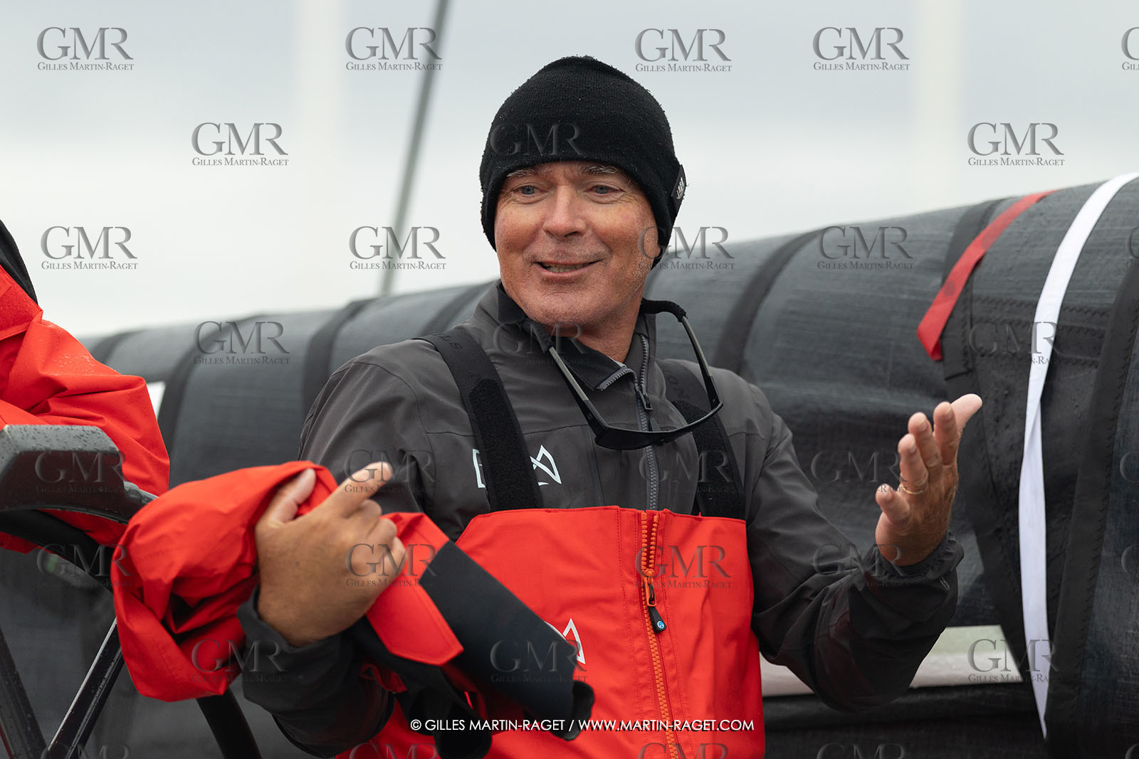 21 07 2025, Cowes (UK, IOW), Admiral's Cup 2025, Arrival Channel Racen Bouwe Bekking (Ran)