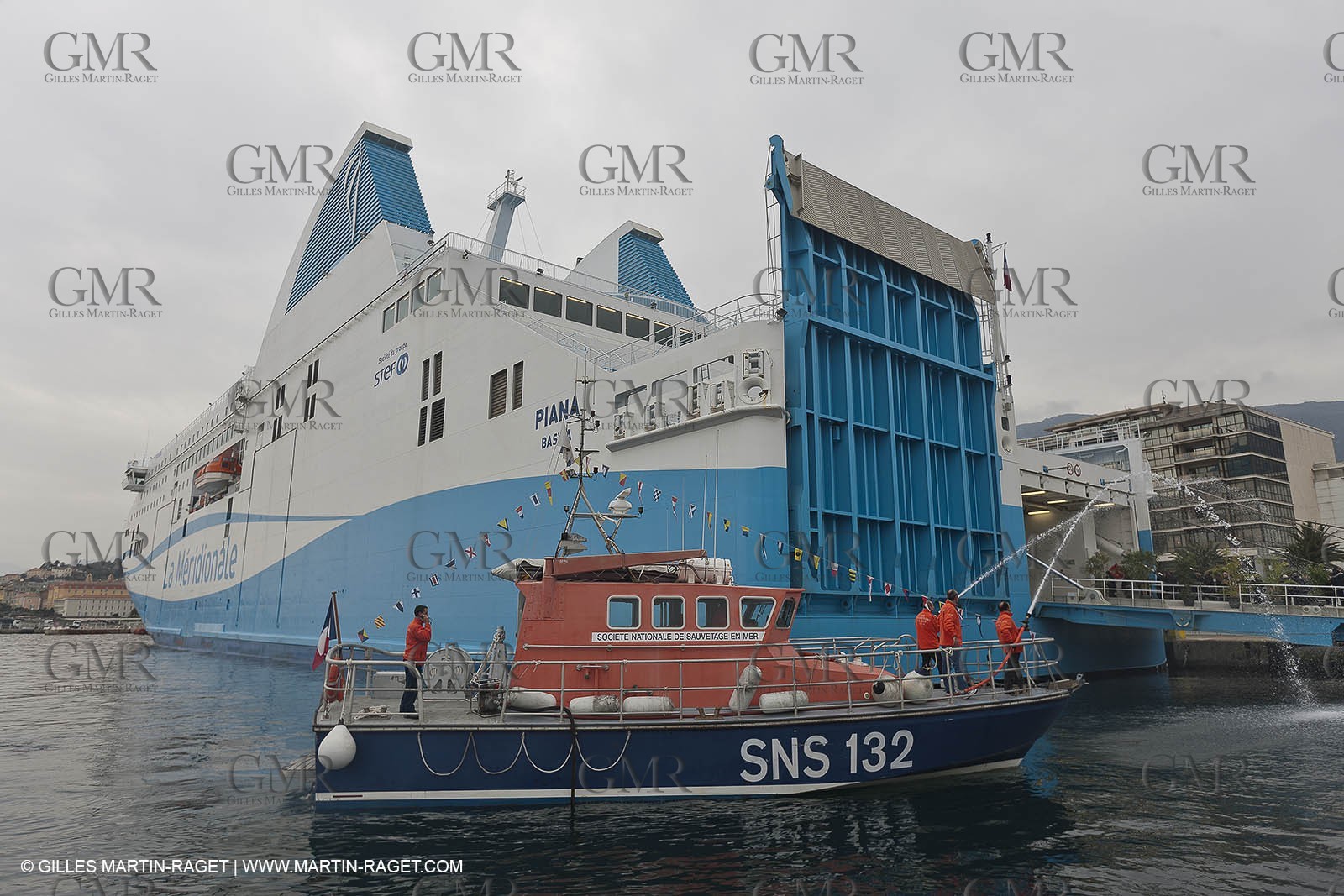 01-31-12   Marseilles (FRA,13) Bastia (FRA,Corsica)   Launching cruising trip and Christening ceremony of PIANA, last ferry ship from La Meridionale