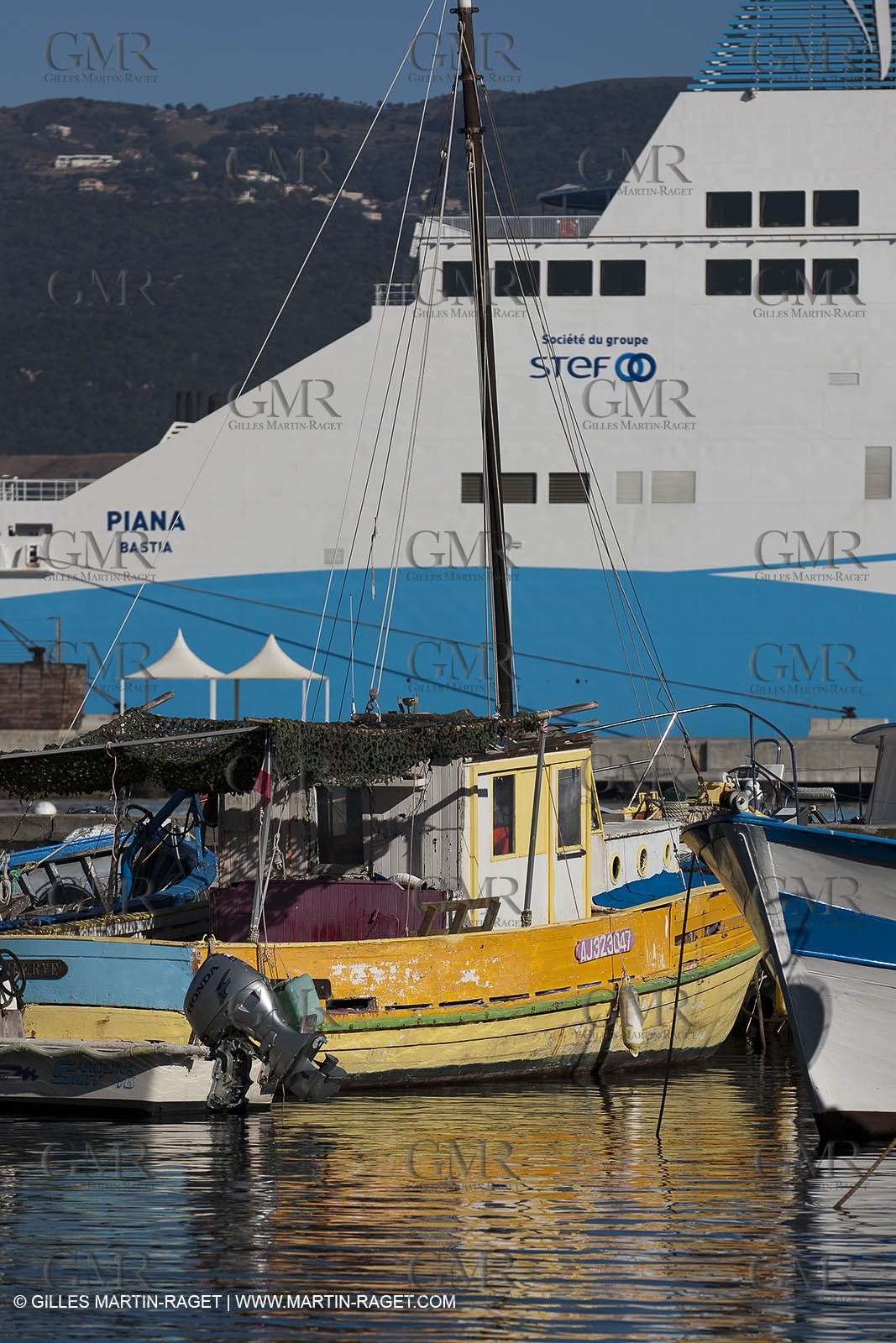 16 02 2012 - Ajaccio (FRA, Corse) -  La Méridionale shipping company- Piana at Ajaccio