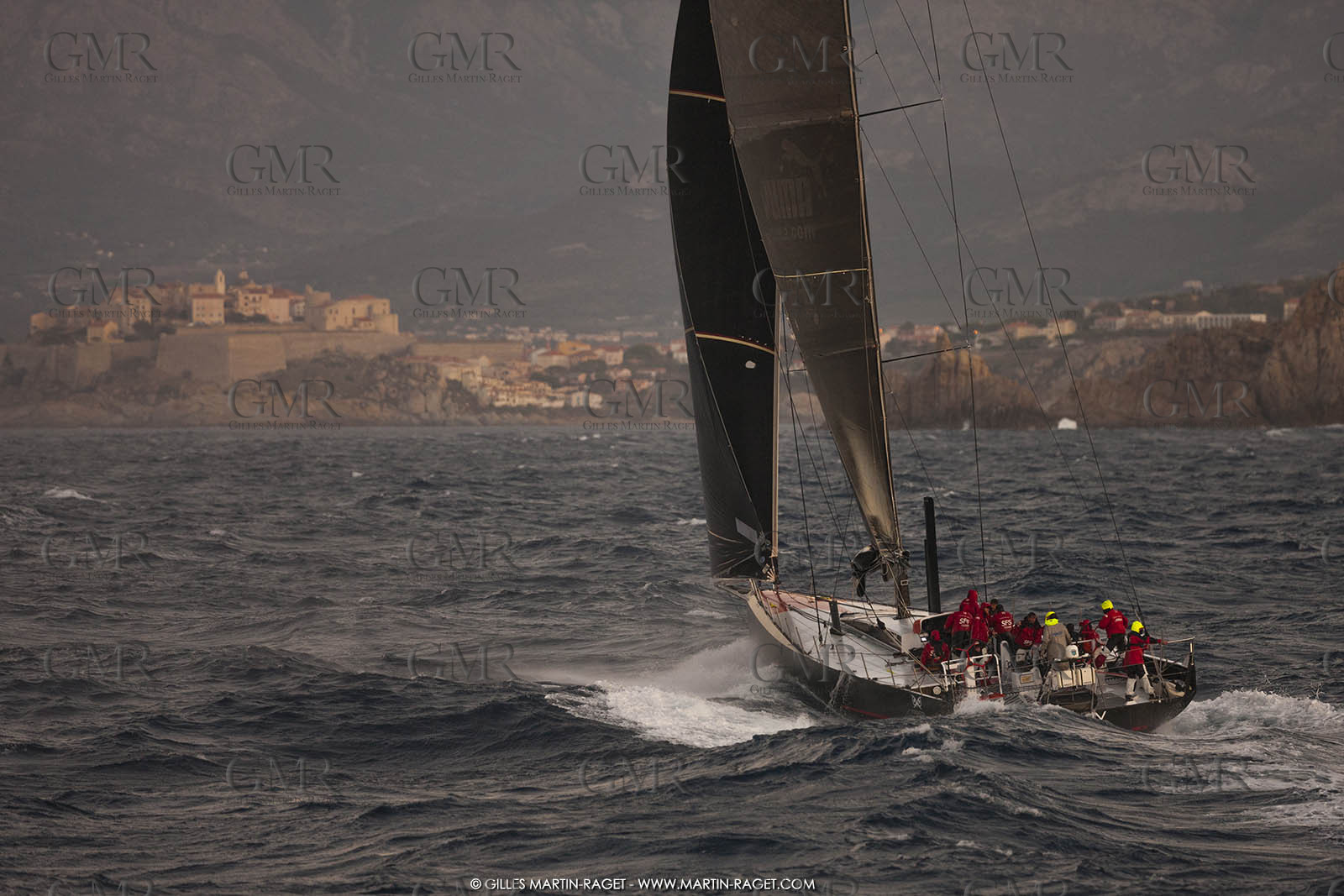 09 10 2017, Calvi (FRA,20), VOR 70 Babsy, Tentative de record autour de la Corse à la voile, skipper Franck Cammas