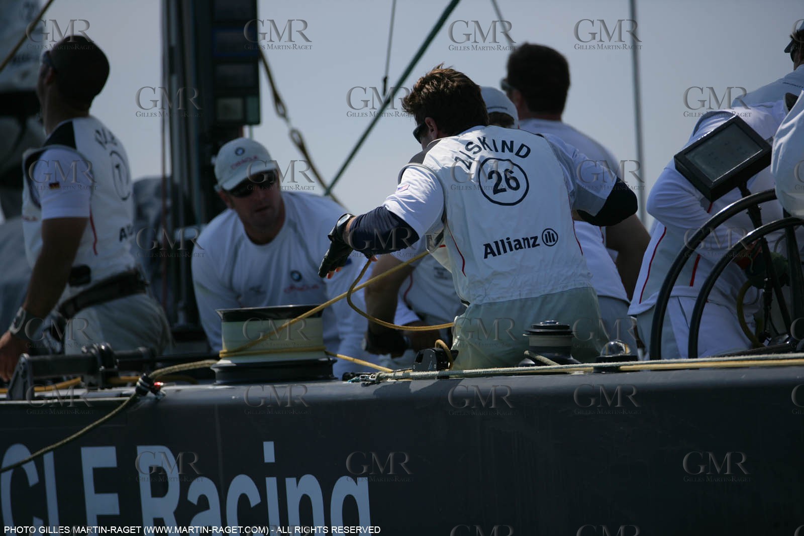 29 04 2007-Valencia (Spain)- 32nd America's Cup - Louis Vuitton Cup - RR2 - Day1 - BMW ORACLE Racing