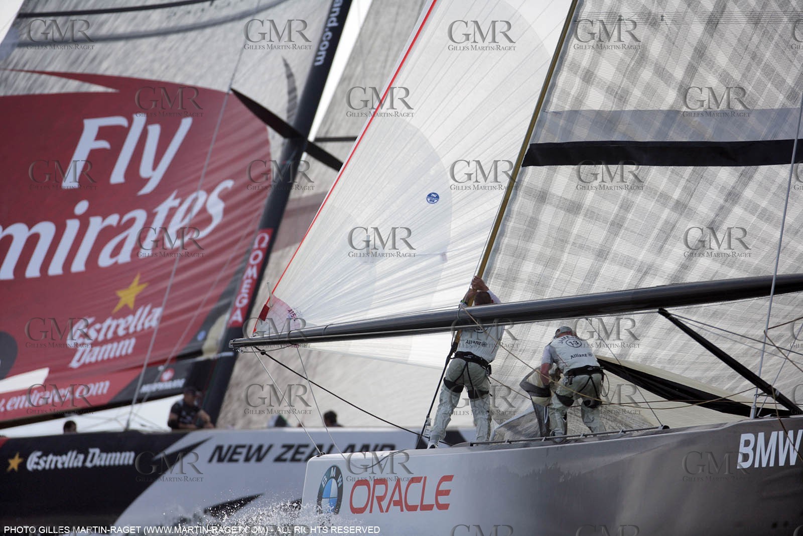 28 04 2007-Valencia (Spain)- 32nd America's Cup - Louis Vuitton Cup - RR1 - Day13 - BMW ORACLE Racing