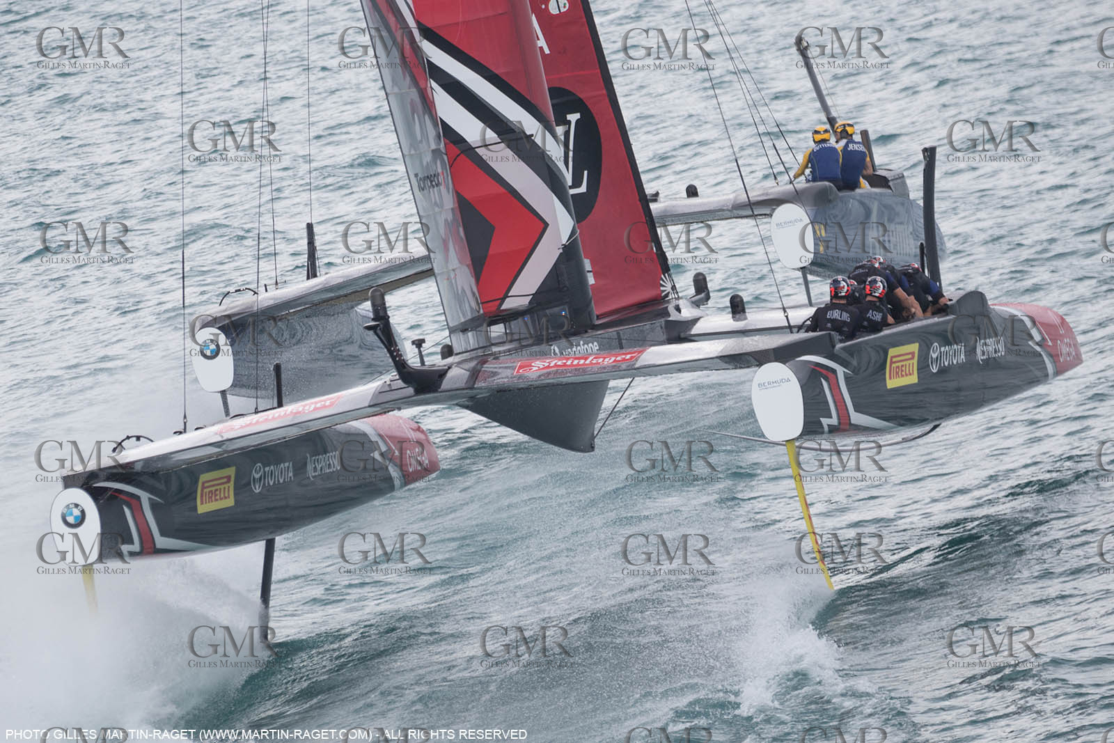 10 06 2017 - Bermuda (BDA) - 35th America's Cup Bermuda 2017 - Louis Vuitton America's Cup Challenger Playoffs final, Day 1