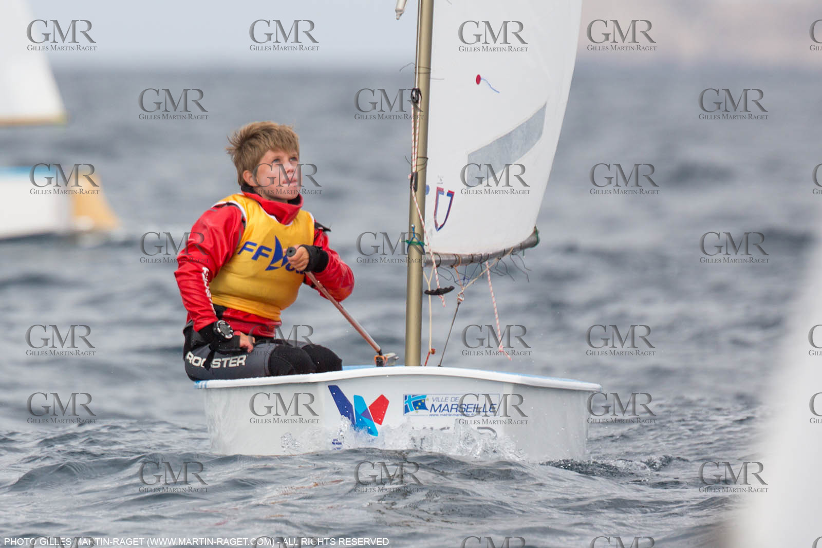15 04 2016, Marseille (FRA,13), SNIM Dériveurs, Coupe Internationale de Printemps Optimist, Final Day