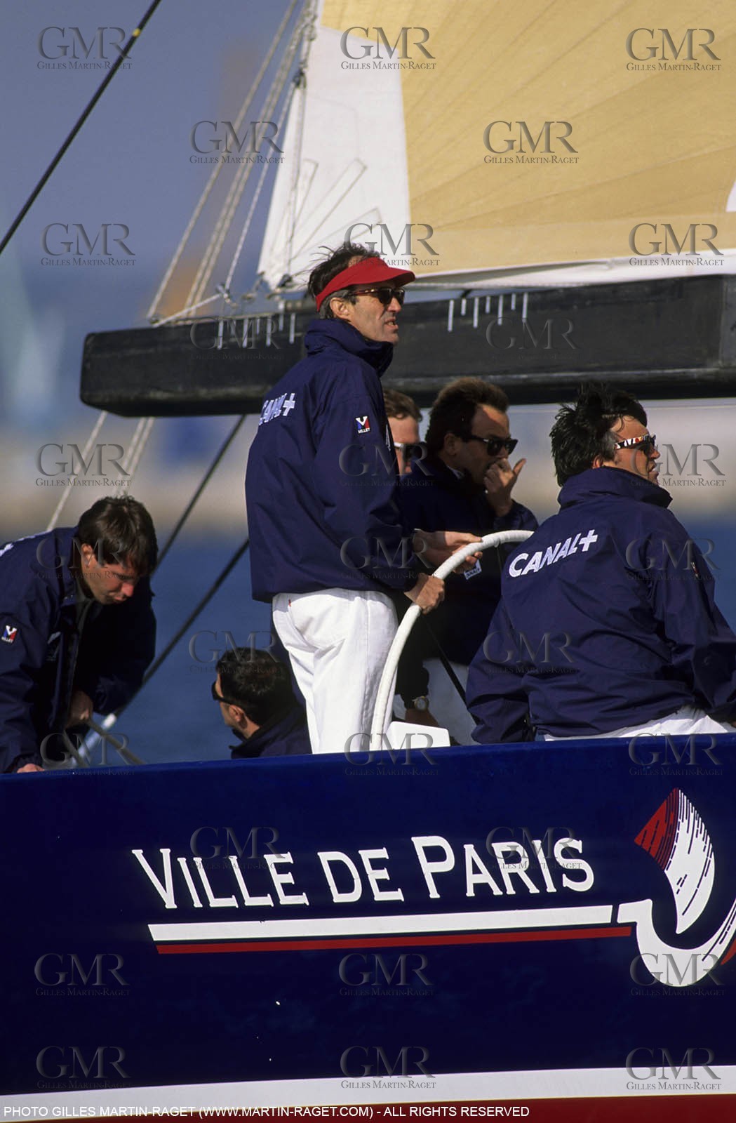 America's cup - San Diego  1995 - Défi français - Marc Pajot