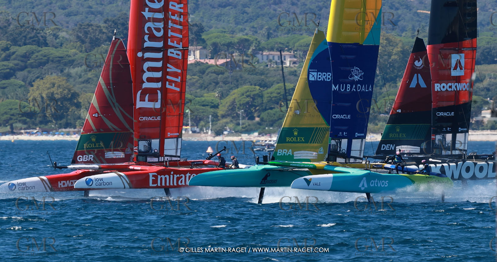 10 09 2025, Saint-Tropez,(FRA), Rockwool SailGP France Saint-Tropez, Race Day 1