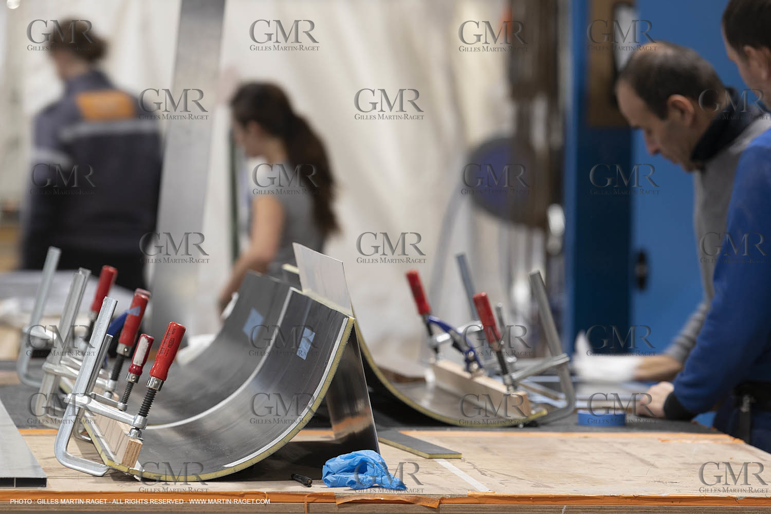 29 10 2018, La Grande Motte (FRA,30), Chantier Gunboat, construction du Gunboat 68