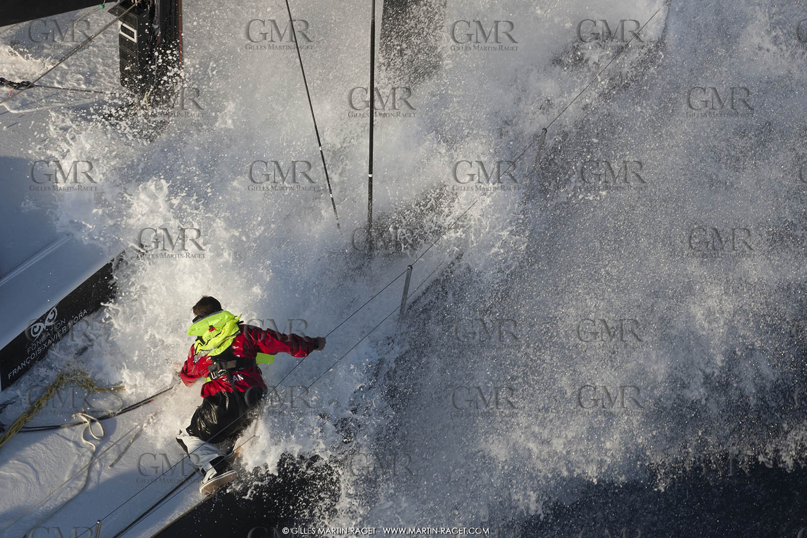 09 10 2017, Calvi (FRA,20), VOR 70 Babsy, Tentative de record autour de la Corse à la voile, skipper Franck Cammas