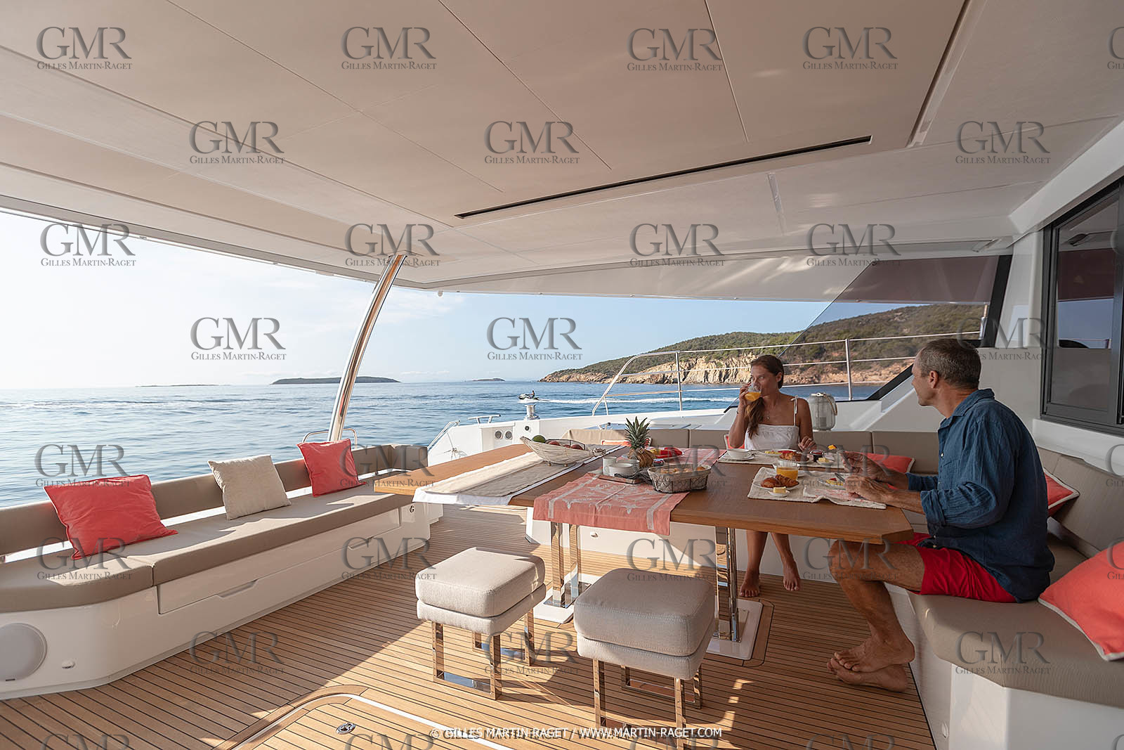 30 08 2018, Porto Vecchio (FRA, South Corsica) Chantier Fountaine-Pajot, Alegria 67