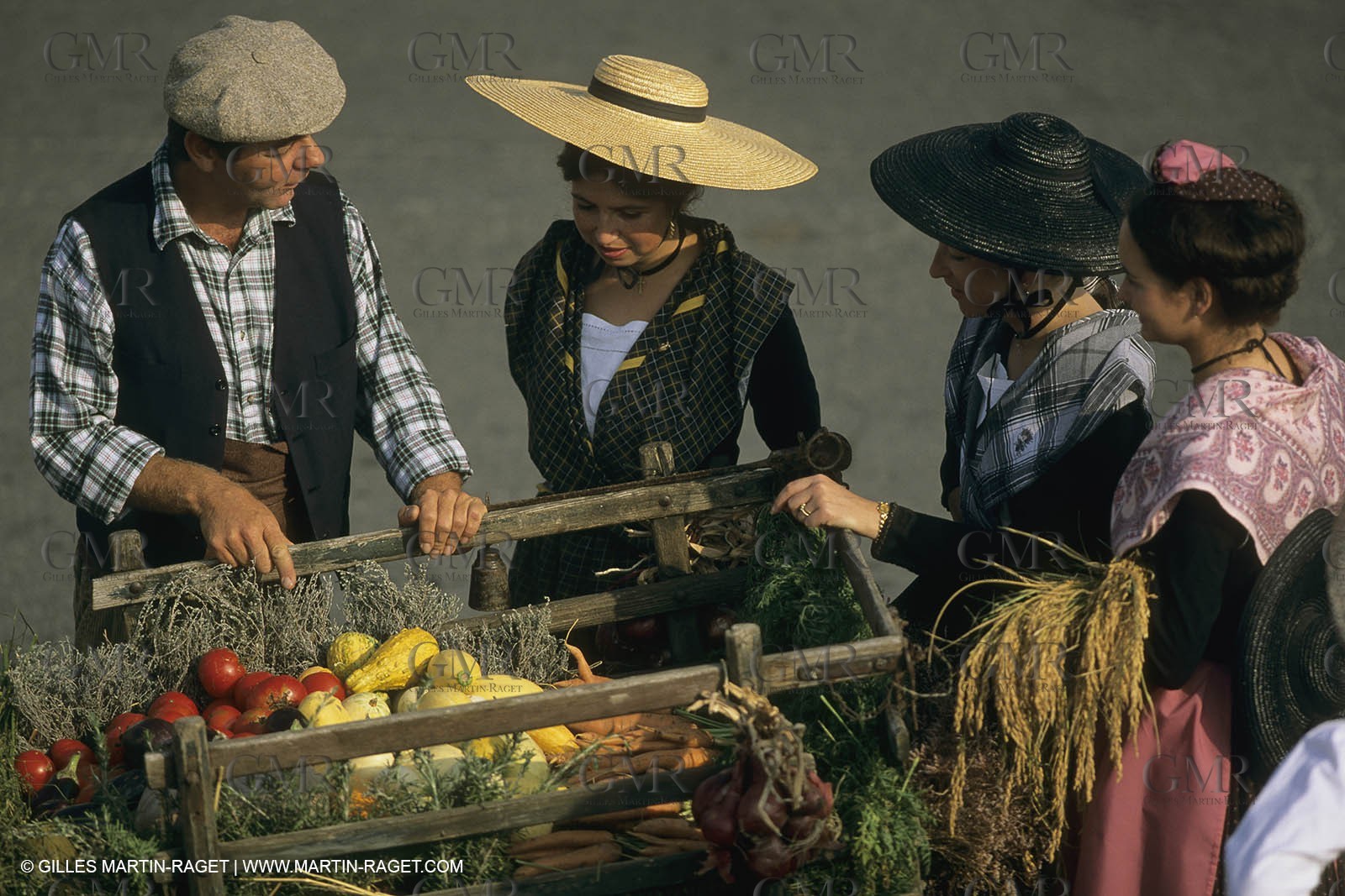 France, Provence, Traditionnal costume from Arles