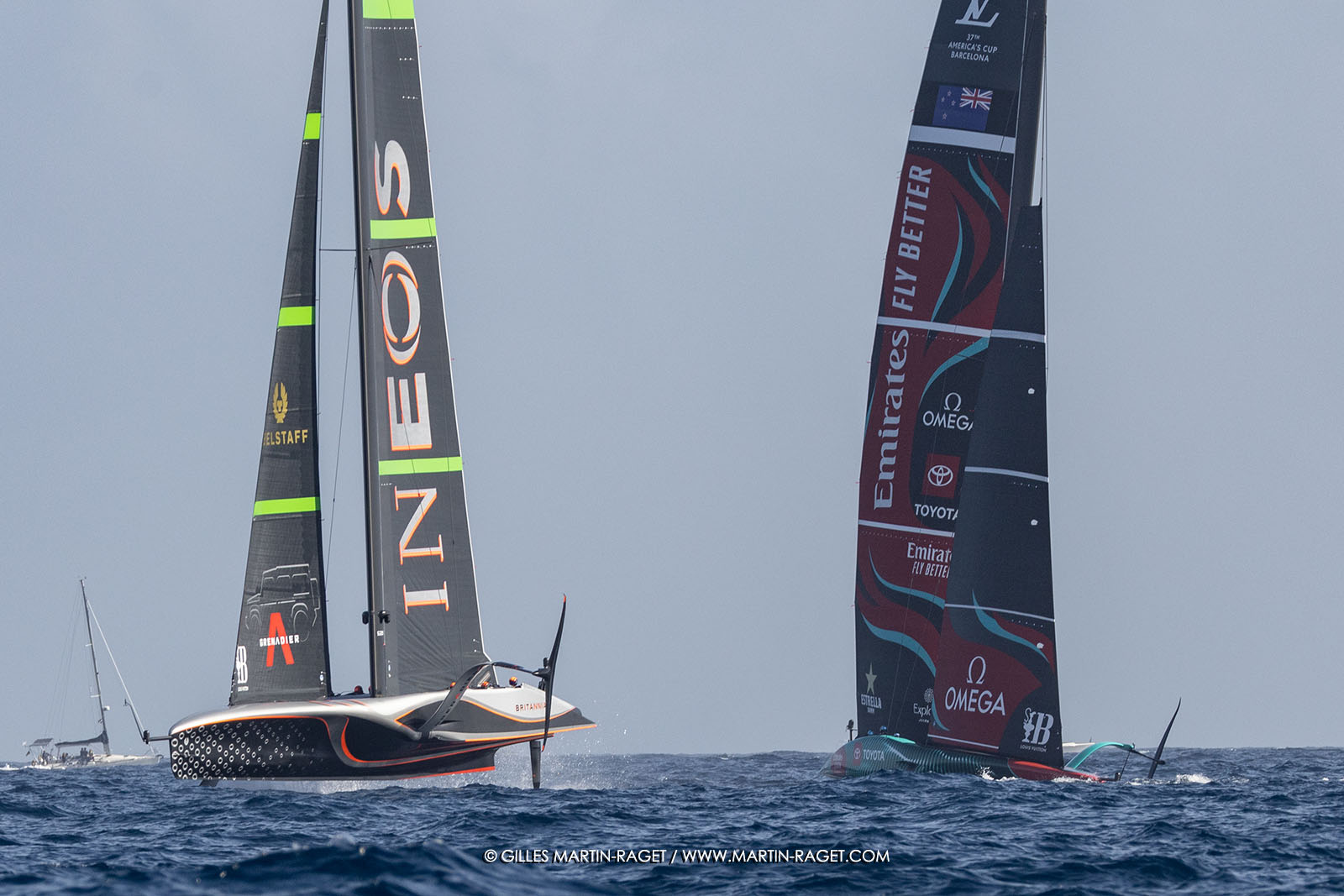 16 10 2024, Barcelona (ESP), Louis Vuitton 37th America's Cup, Final Match, Race Day 4, race 5