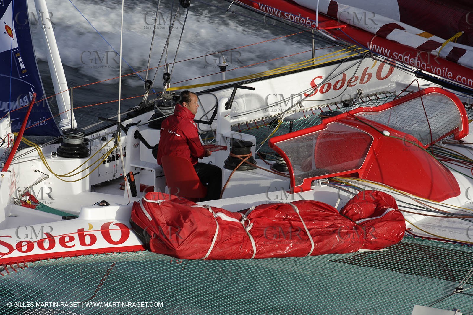 11 10 2008  -Lorient (FRA)  -  Multis Orma - Sodebo (Thomas Coville) - Route du Rhum 2006 training