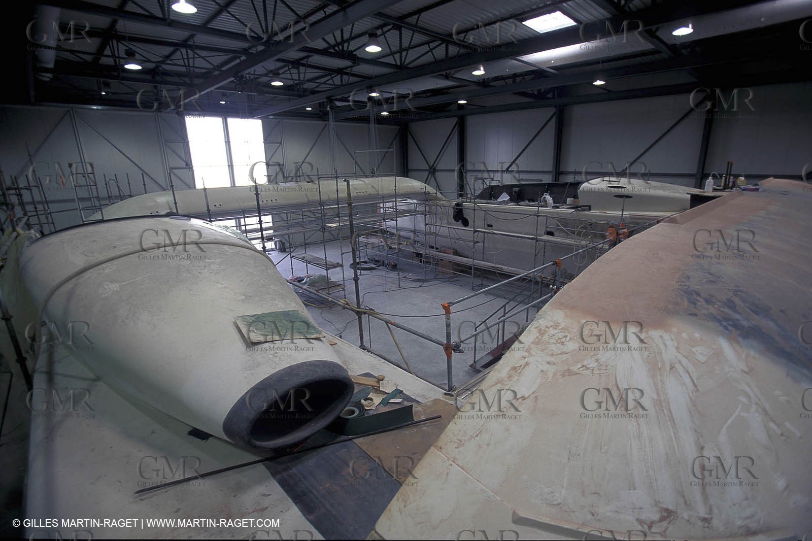 Vannes - Multiplast Boatyard - Orange II construction