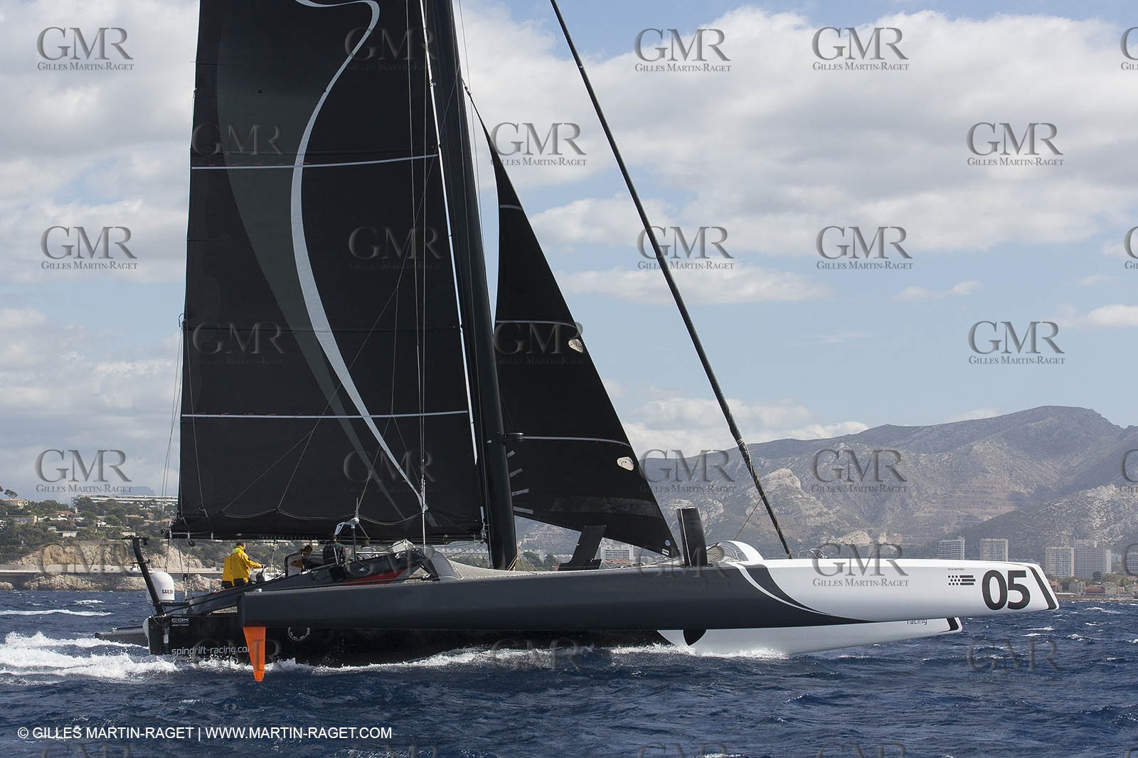 24 09 2012 - Marseille (FRA,13) - Match race France 2012 - Arrivée des MOD 70 du  Tour de l'Europe