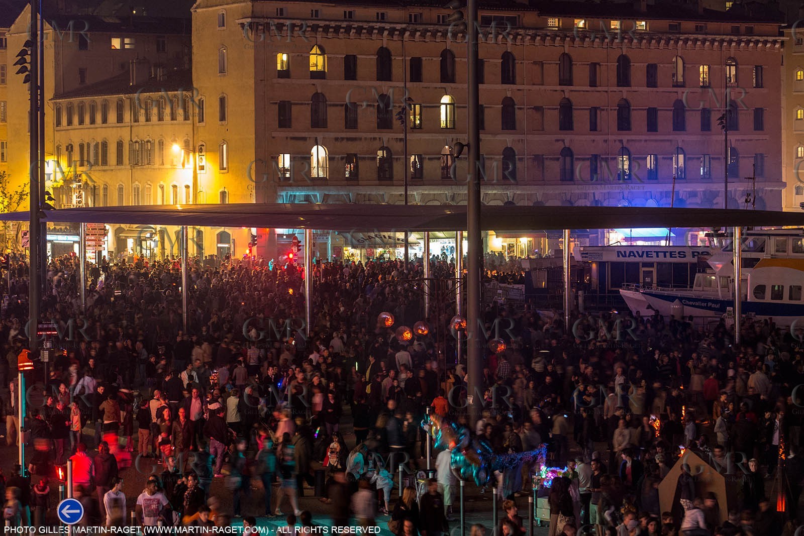 03 05 2013 - Marseille (FRA,13) - Marseille Provence 2013, Historical port Illumination by Company Carabosse