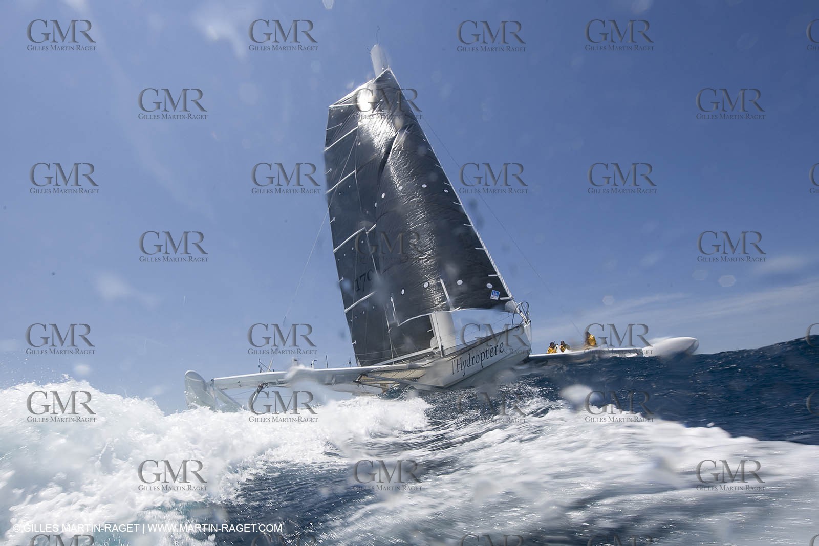 14 06 2008 - Toulon-Hyères (FRA,83) - 50 knots record attempt trials by l'Hydroptère